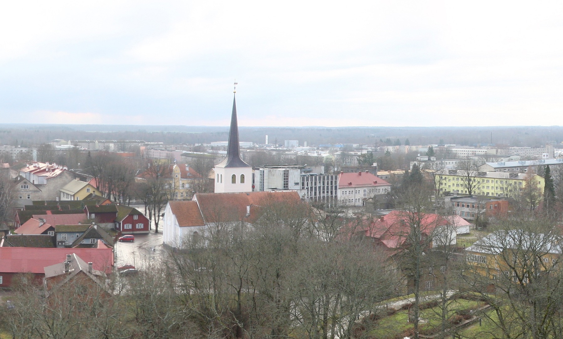 Vaade Paide linnale rephoto