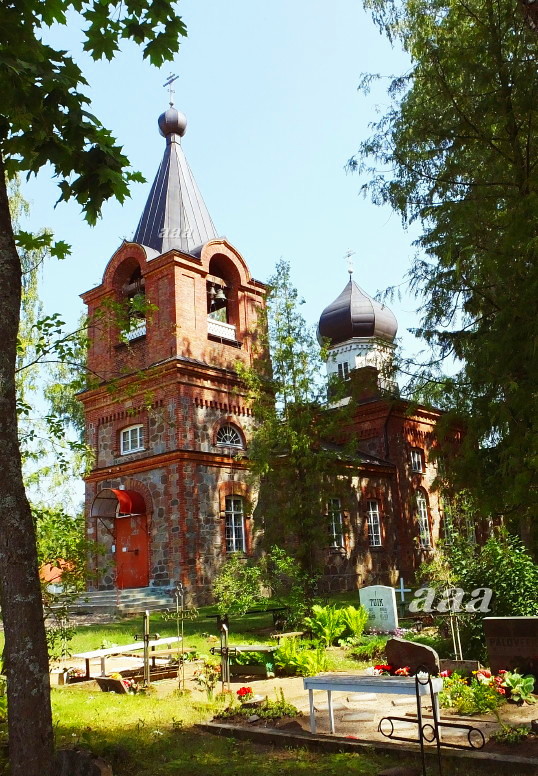 The Orthodox Church of Värska Holy Georgius (1904) rephoto