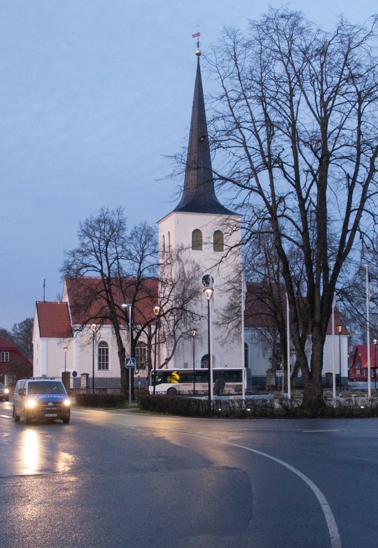 foto, Paide Püha Risti kirik 20.saj. esimesel poolel.a. rephoto