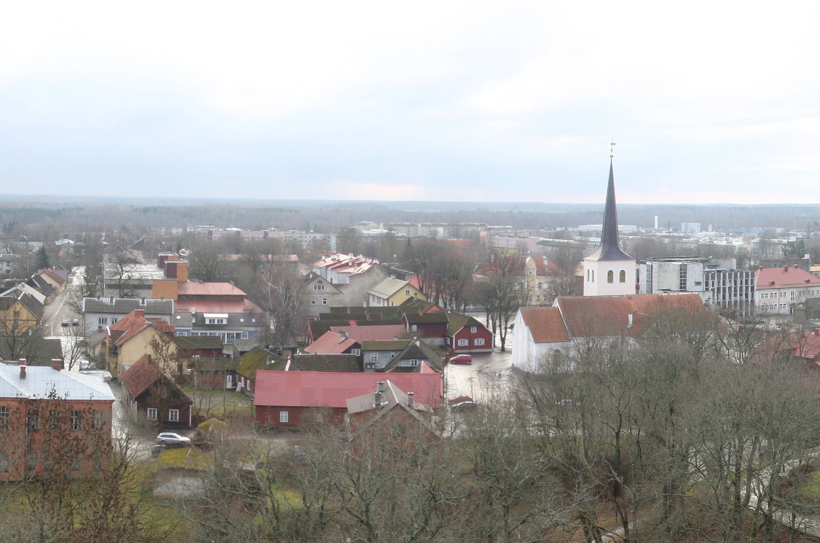 Paide general view : Weissenstein rephoto