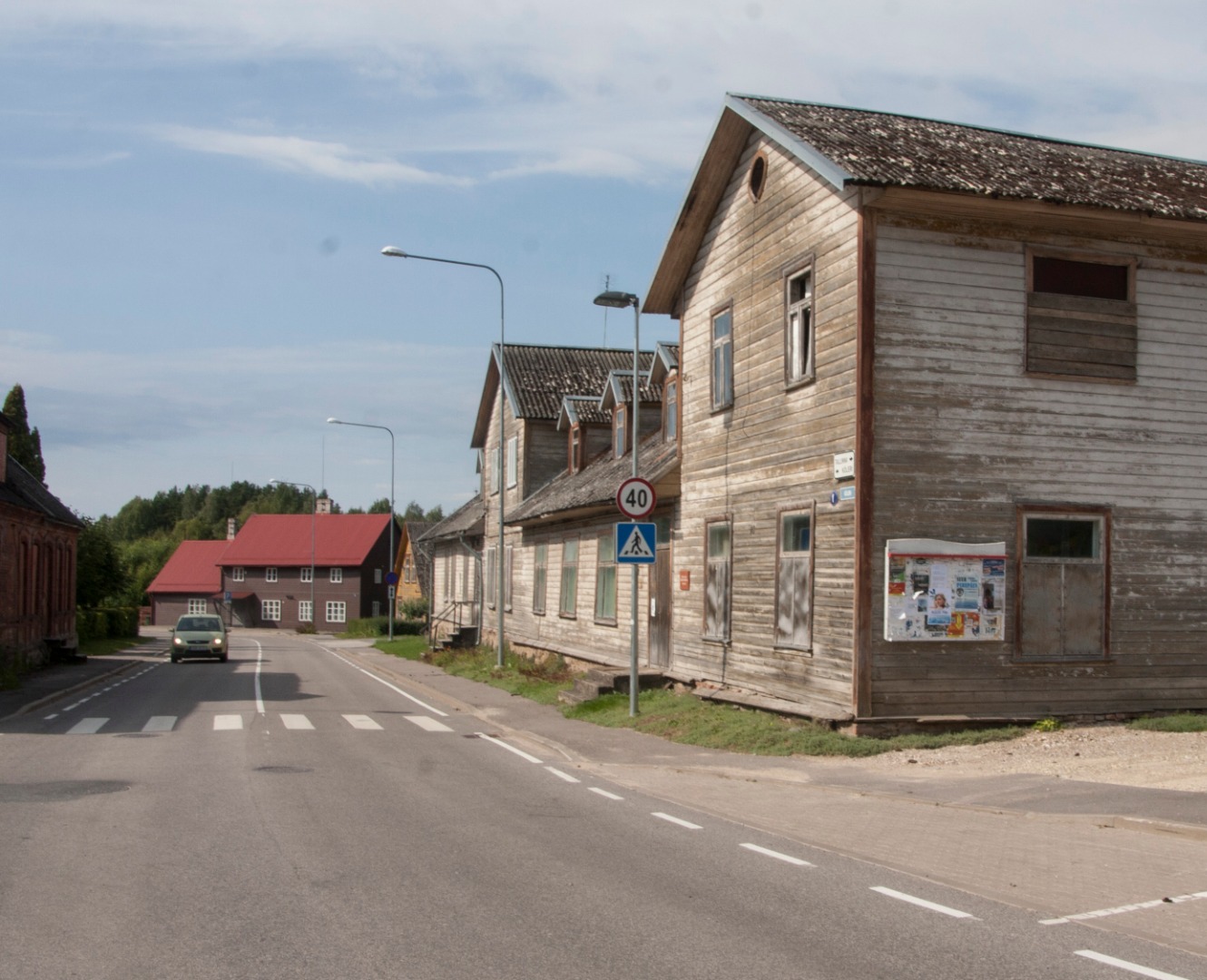 foto, Viljandimaa, Suure-Jaani, kihelkonna koolimaja, u 1930 rephoto