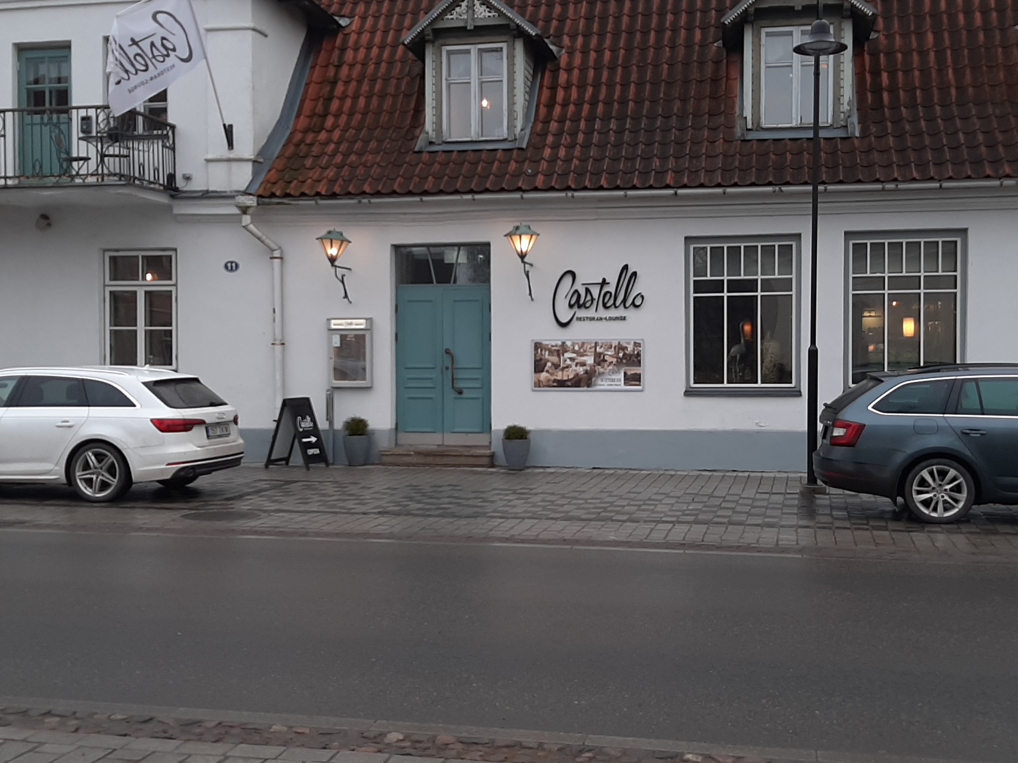 Kuressaare, officers' casino rephoto