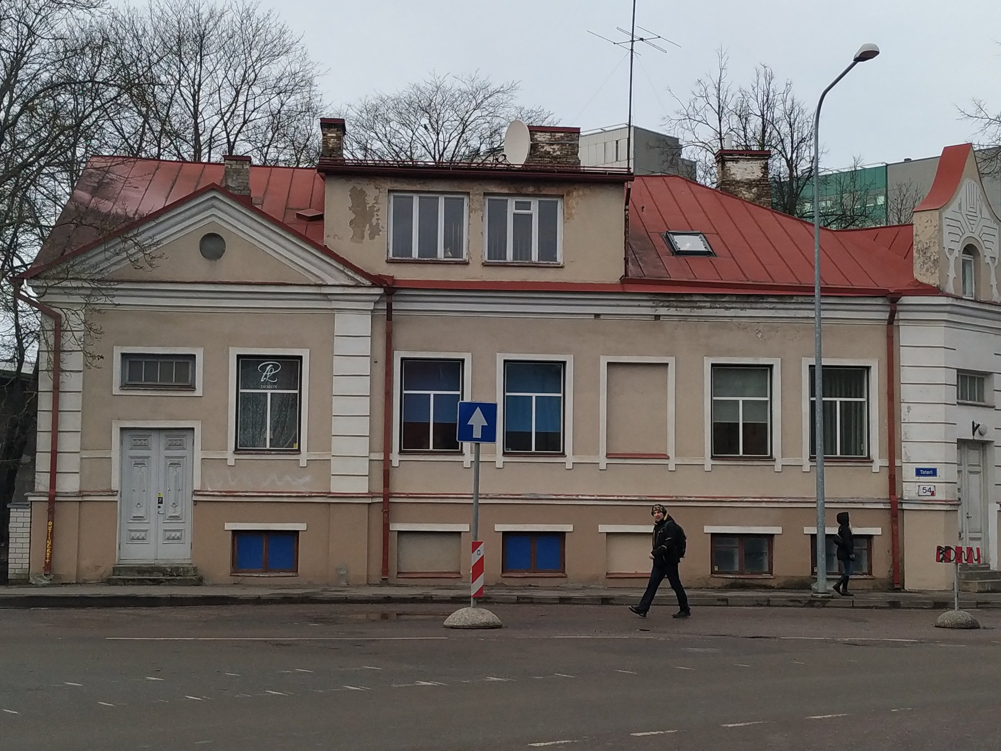 The house where in 1908 VSDTP was located the underground printing house of Tallinn organization Harju county Tallinn Tatari 54 rephoto