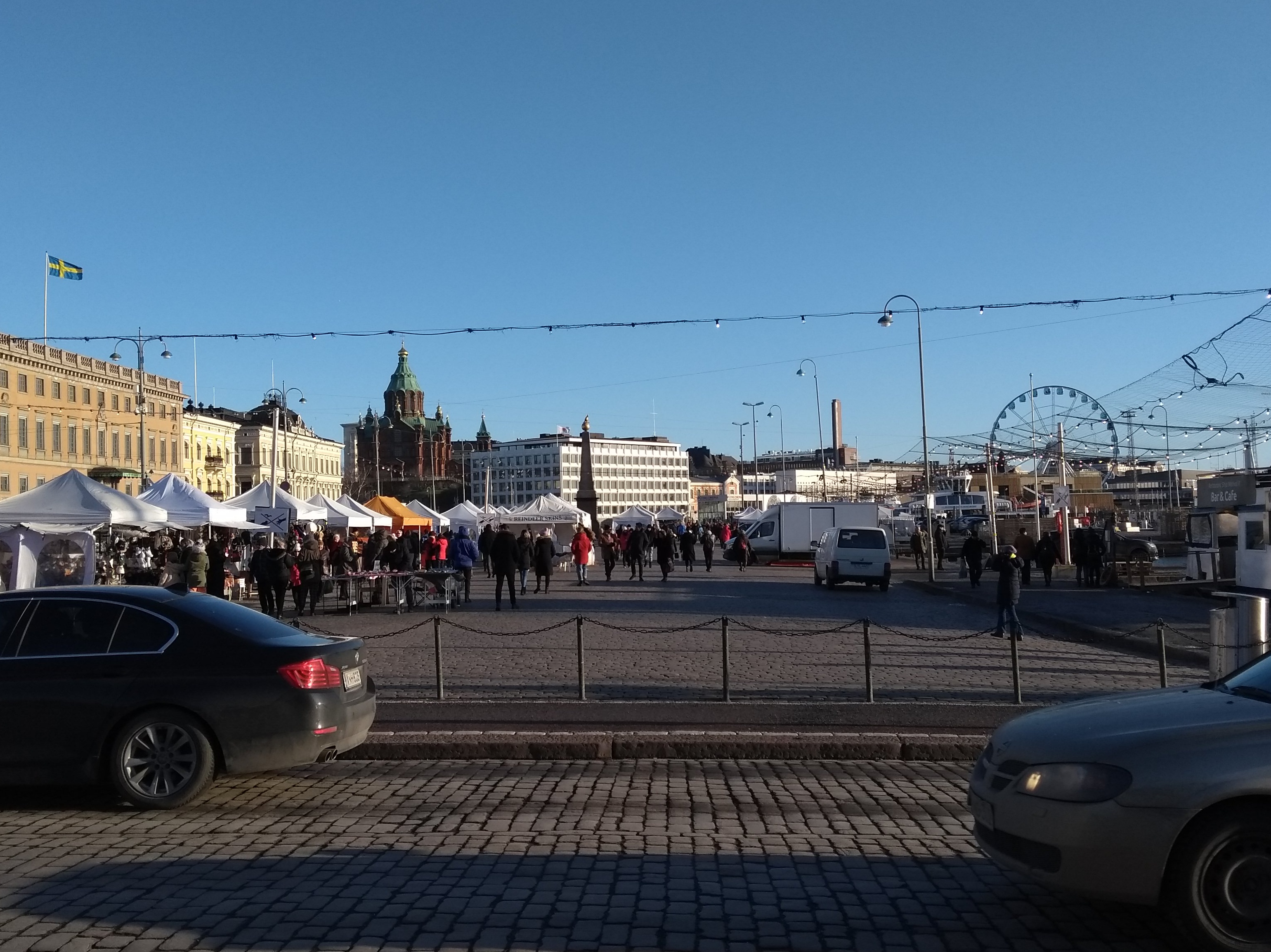 Kauppatori Etelärannalta päin rephoto