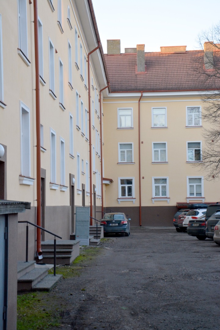 Pärnu, narrow indoor door. rephoto