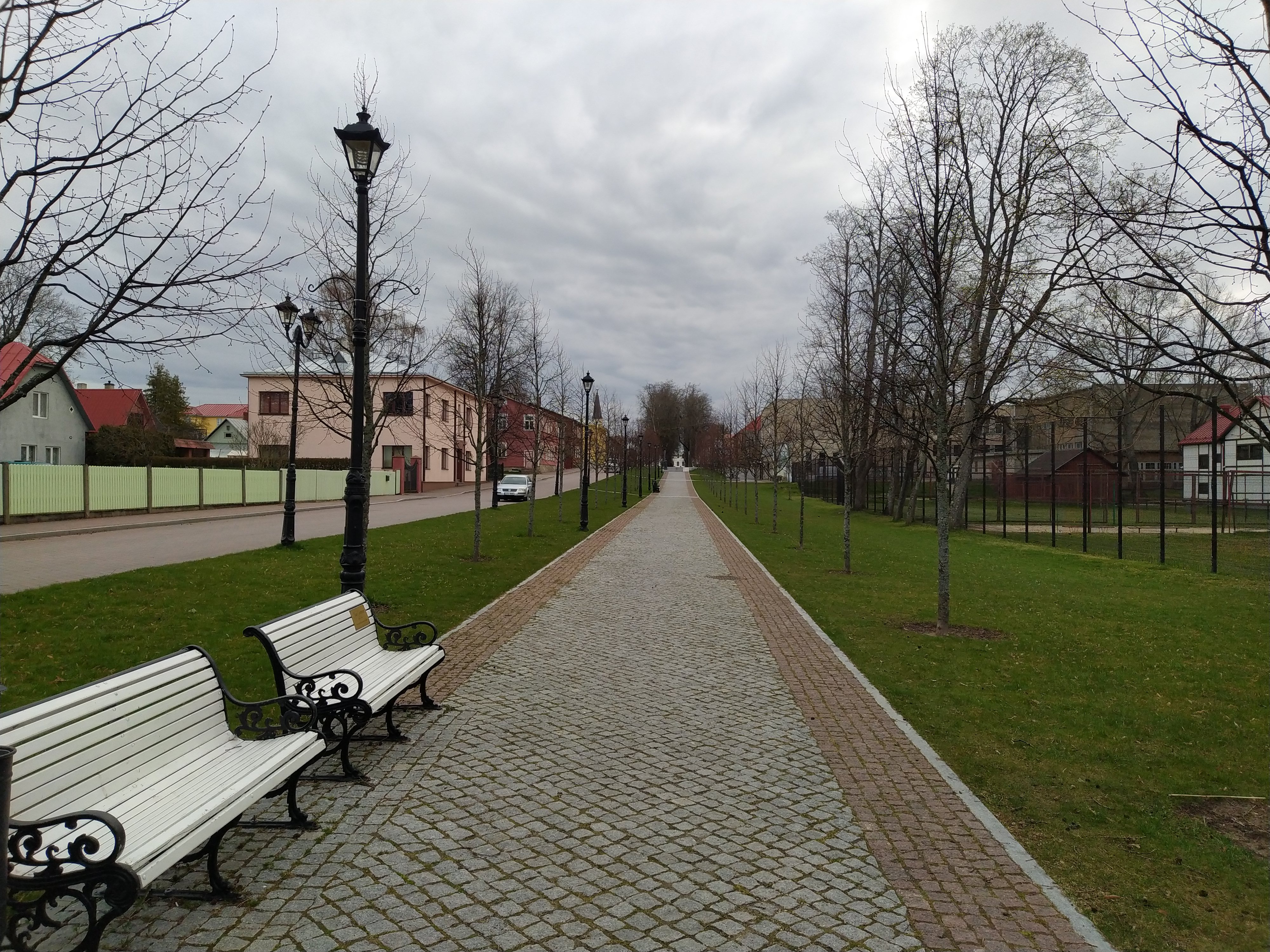 Estonia : Võru park rephoto