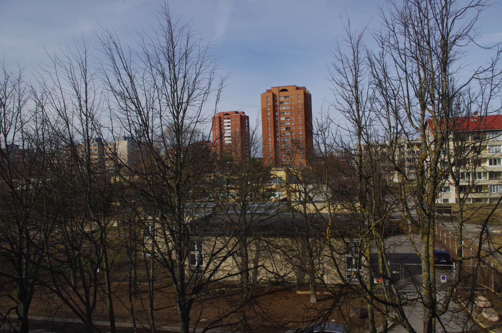 View of the kindergarten rephoto