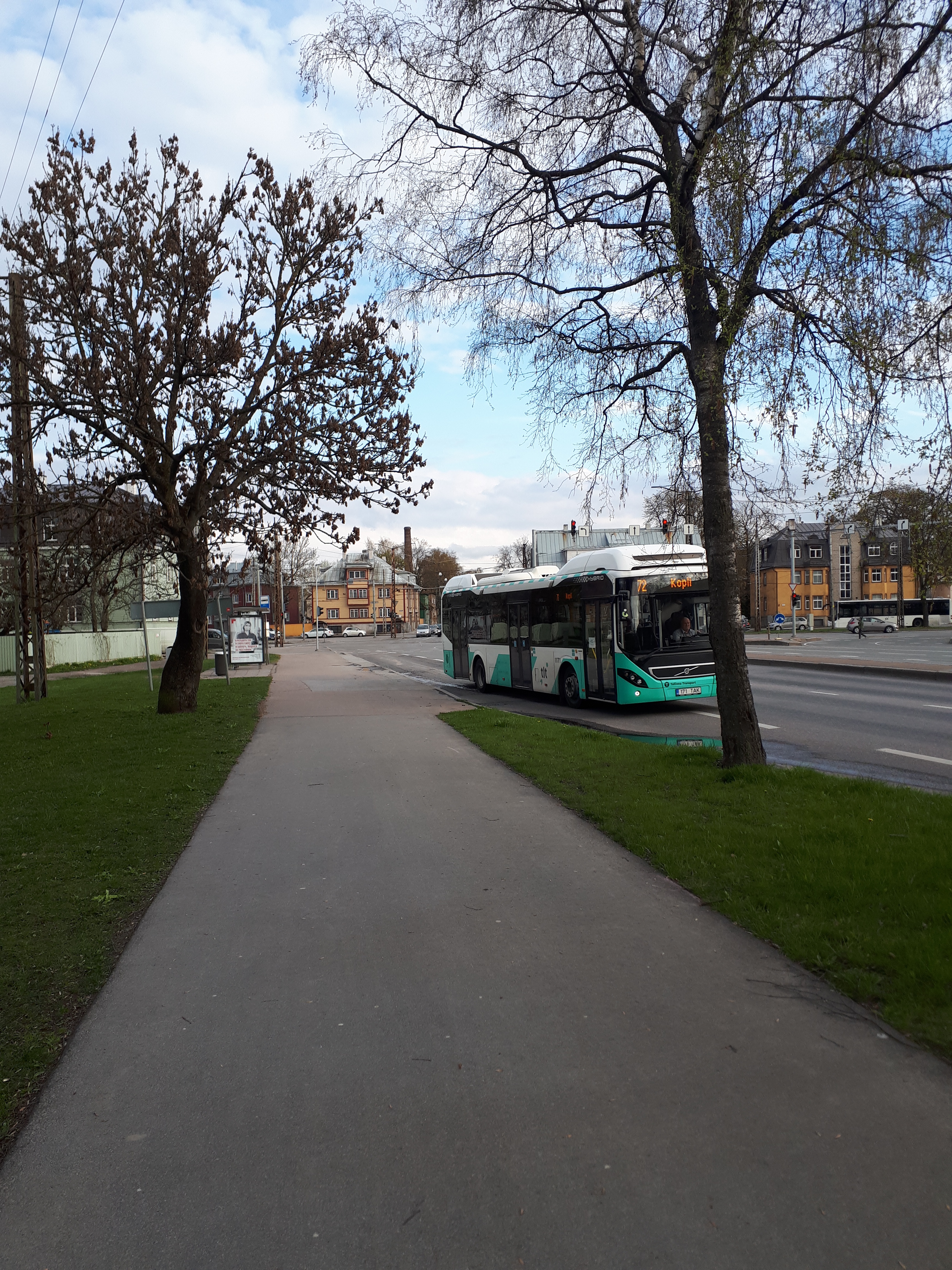 View K. Marxi (Sõle) street. rephoto