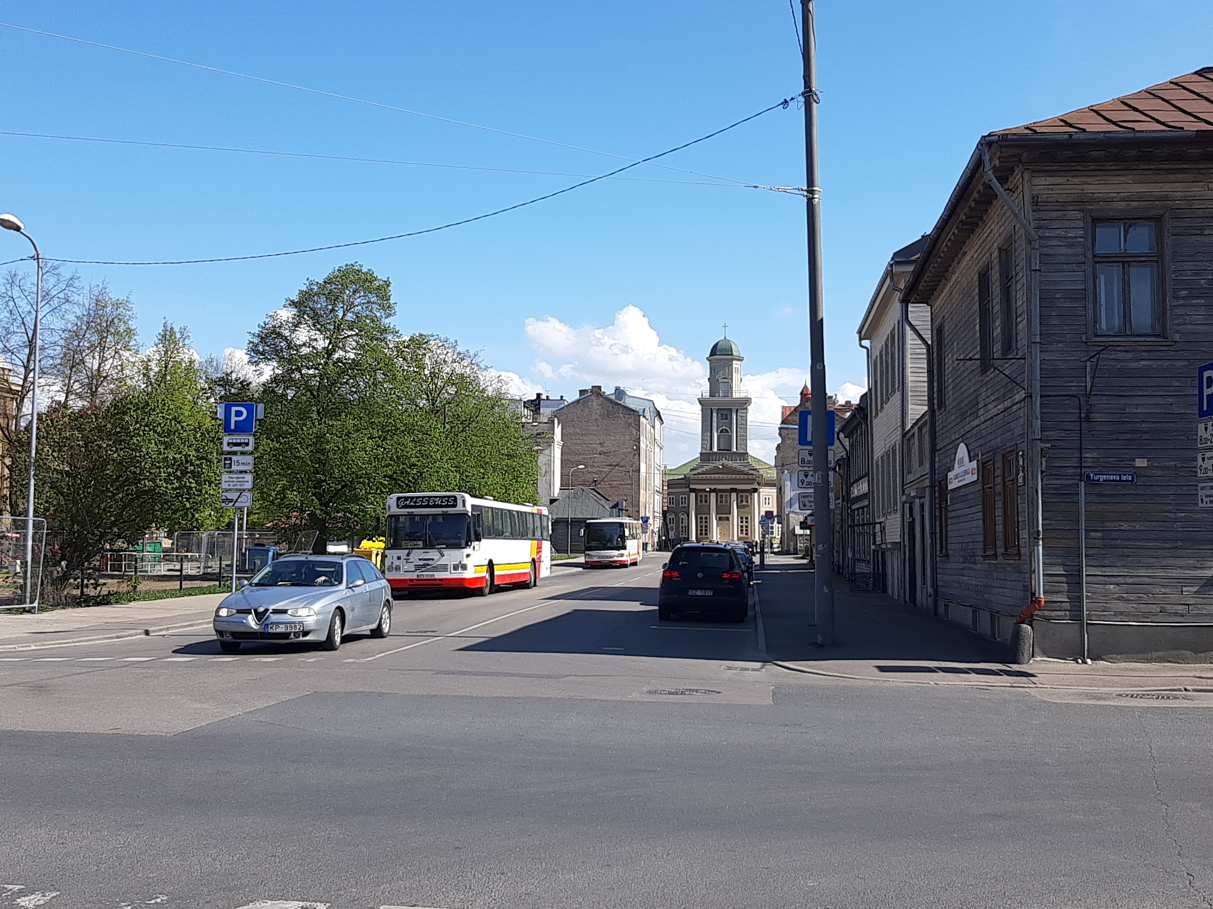 Riga. Elijas Street. The Church of Jesus rephoto