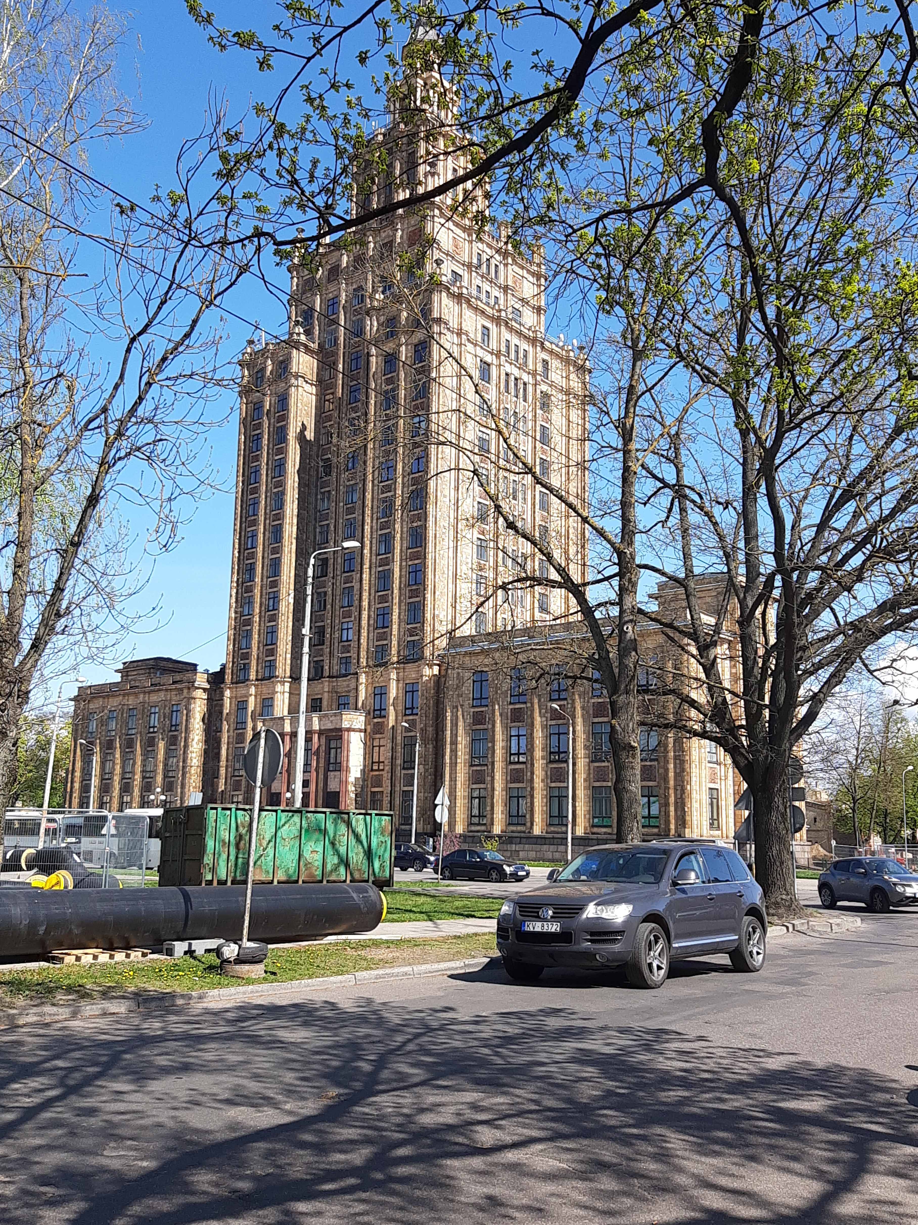 Riga. Construction of LPSR Academy of Sciences rephoto