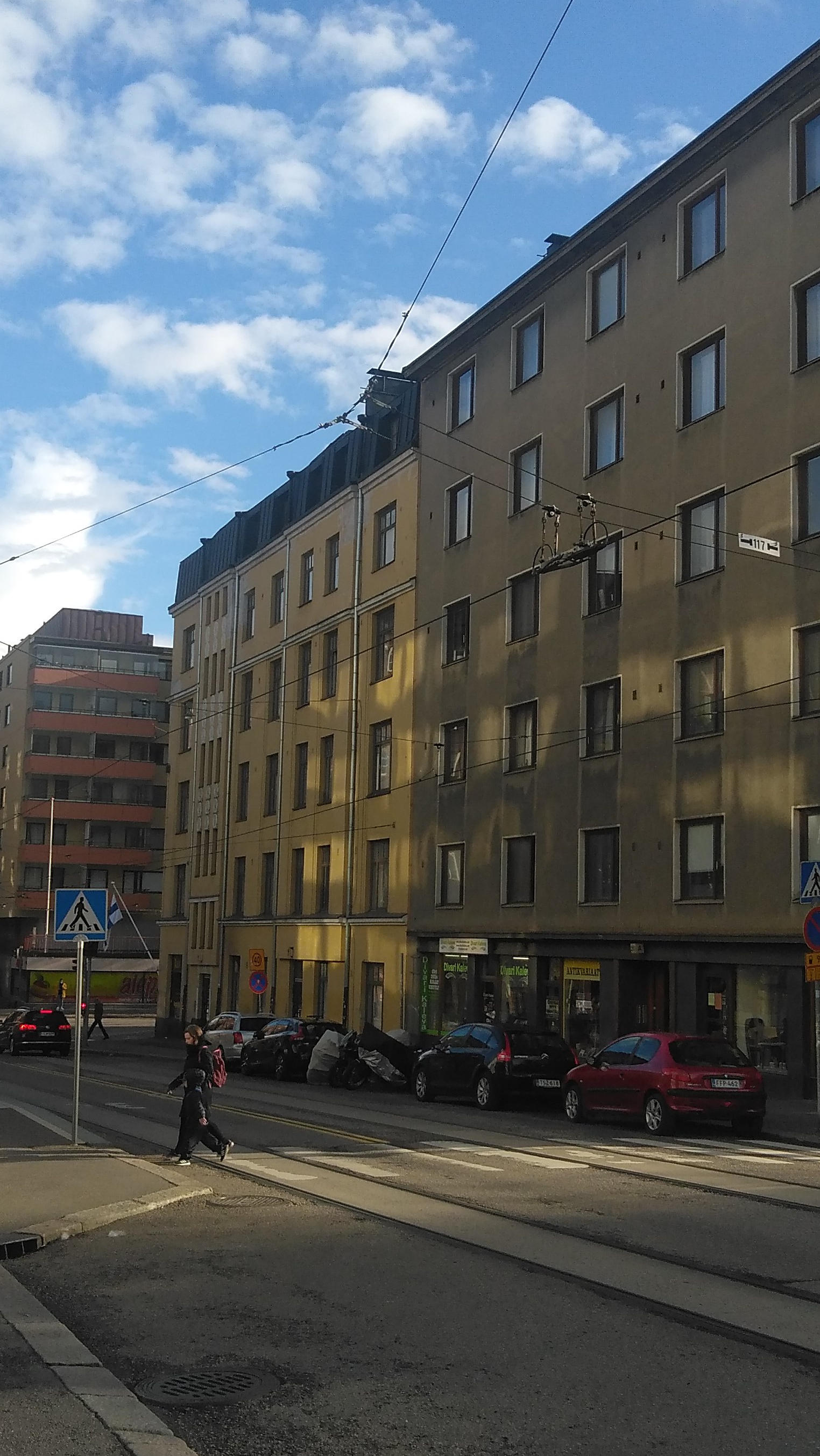 Jatkosodan pommitusten tuhoja rephoto