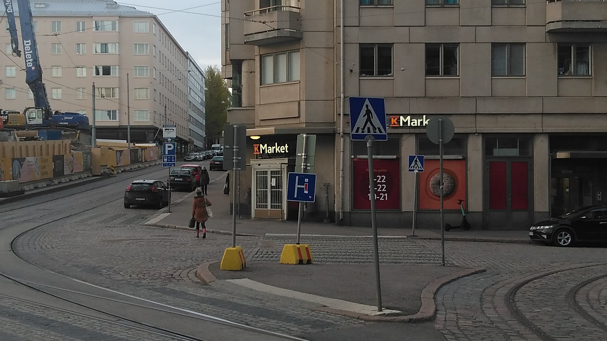 Toinen linja 5. Näkymä Toiselta linjalta Siltasaarenkadun kulmasta koilliseen rephoto