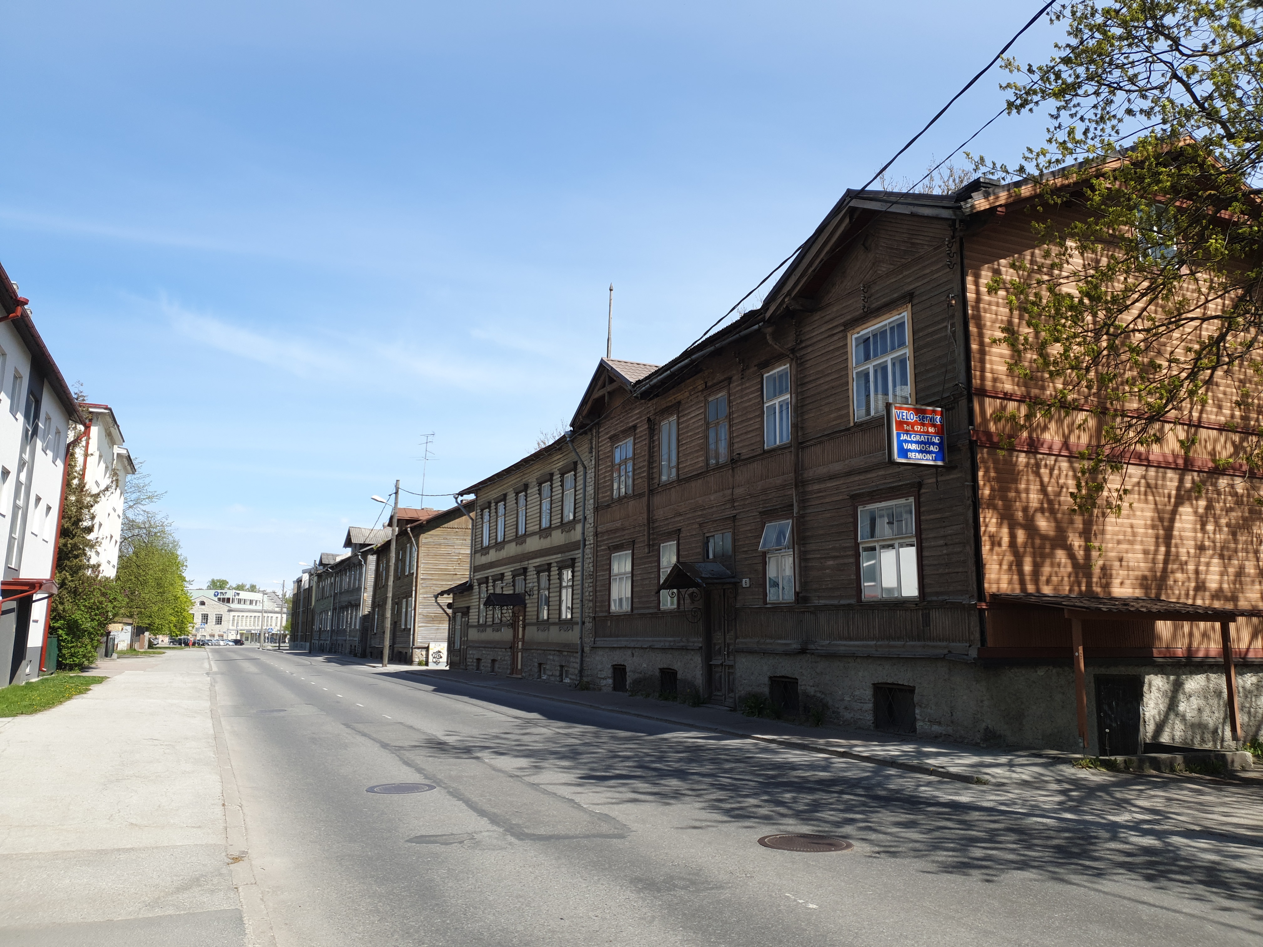 Telliskivi Street in Tallinn rephoto