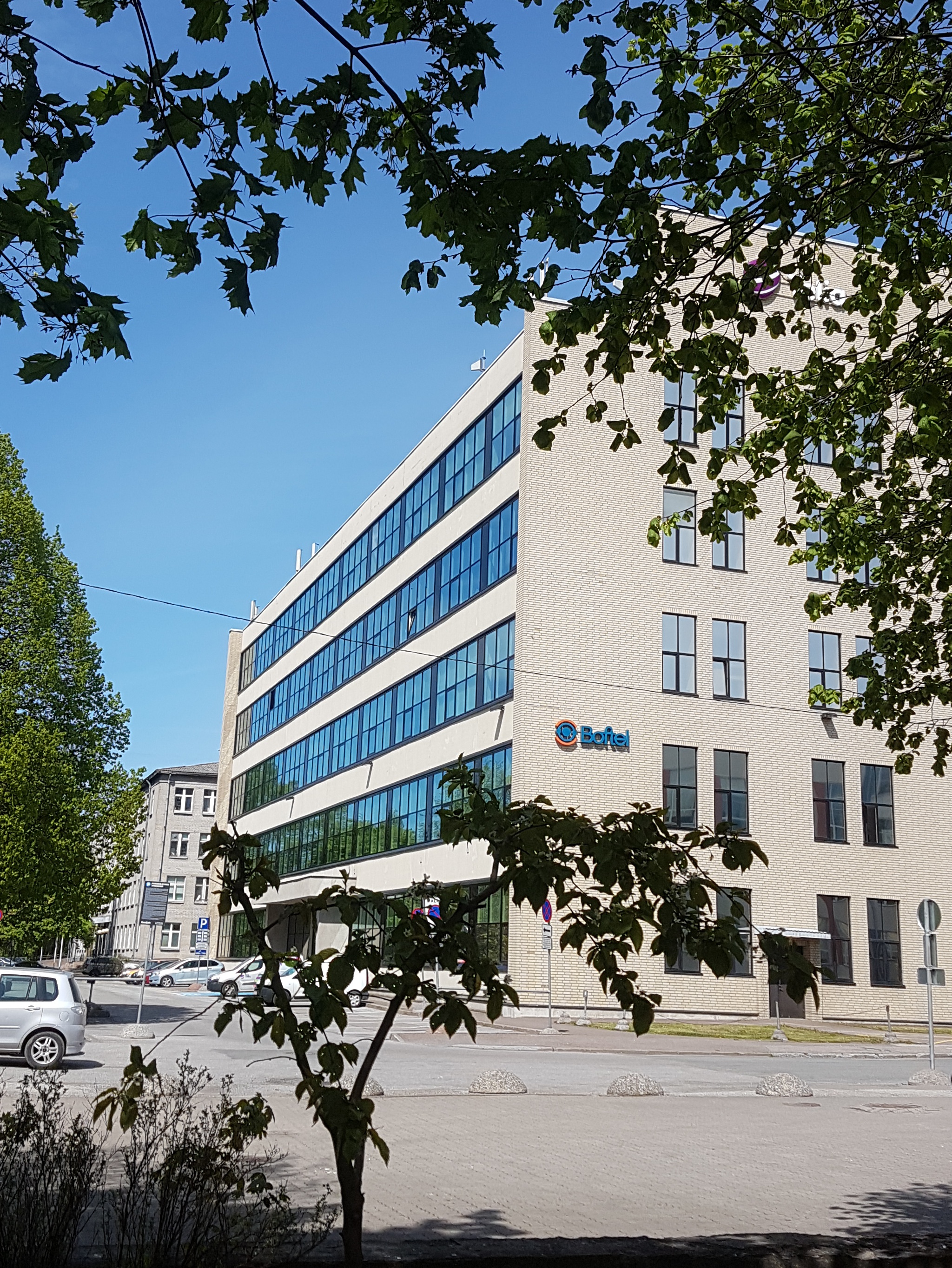 New building of Tallinn Phone Facility. rephoto