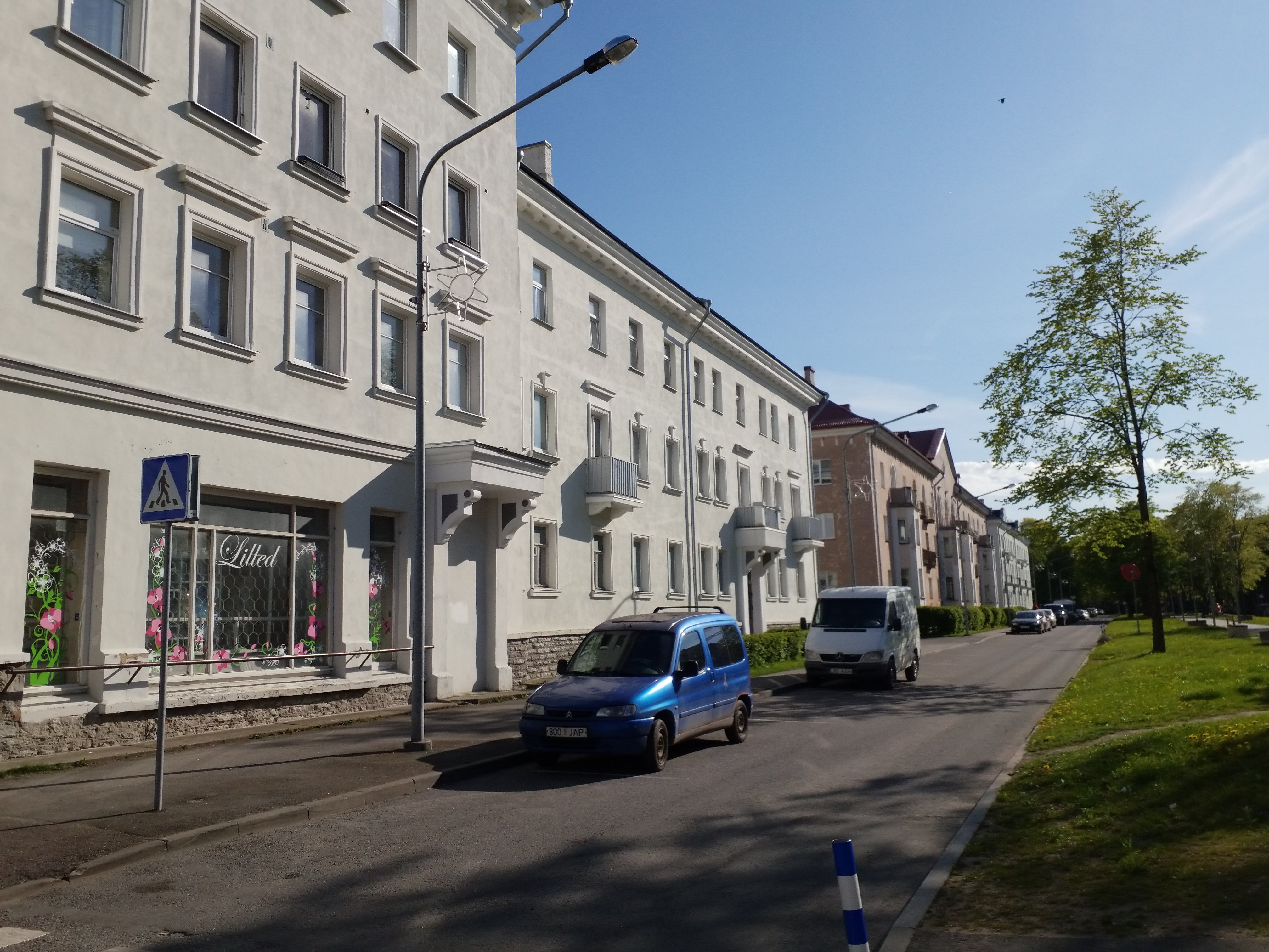 Tallinn, Lõime Street 13, 15/9 facades of houses. rephoto
