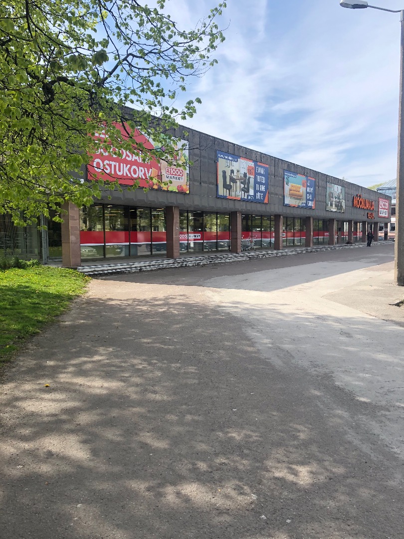Tallinn Furniture Time, view of the building. Architects Olga Bruns, Aino Orm; engineer g. Vernõi rephoto