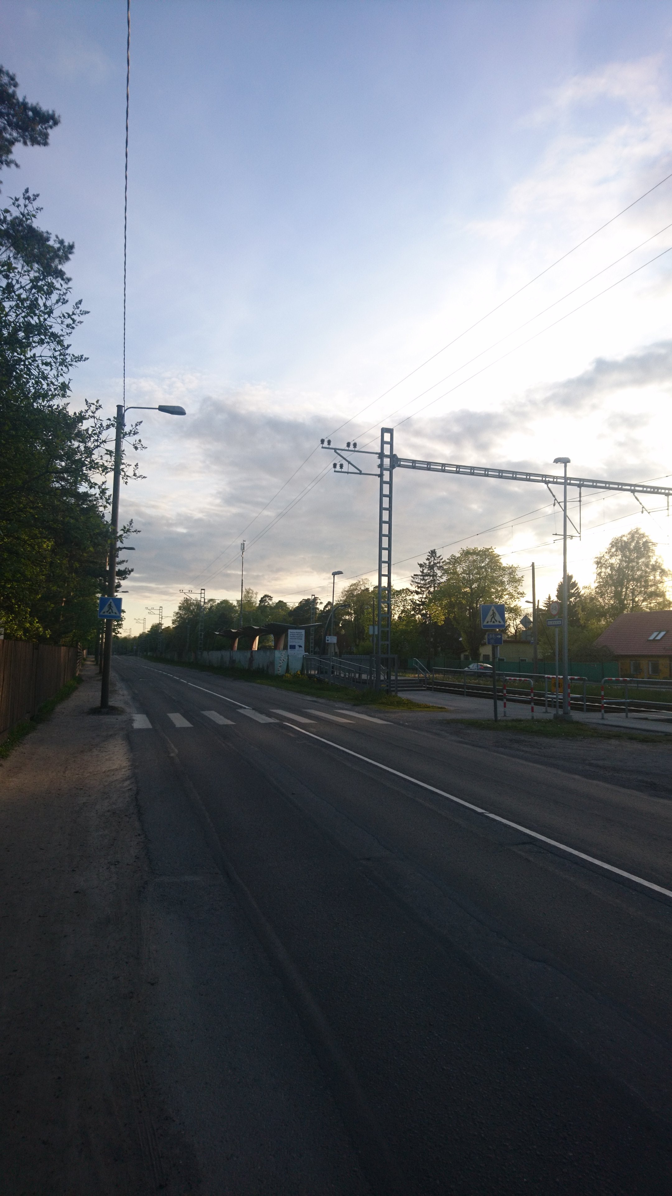 Rahumäe railway crossing. rephoto