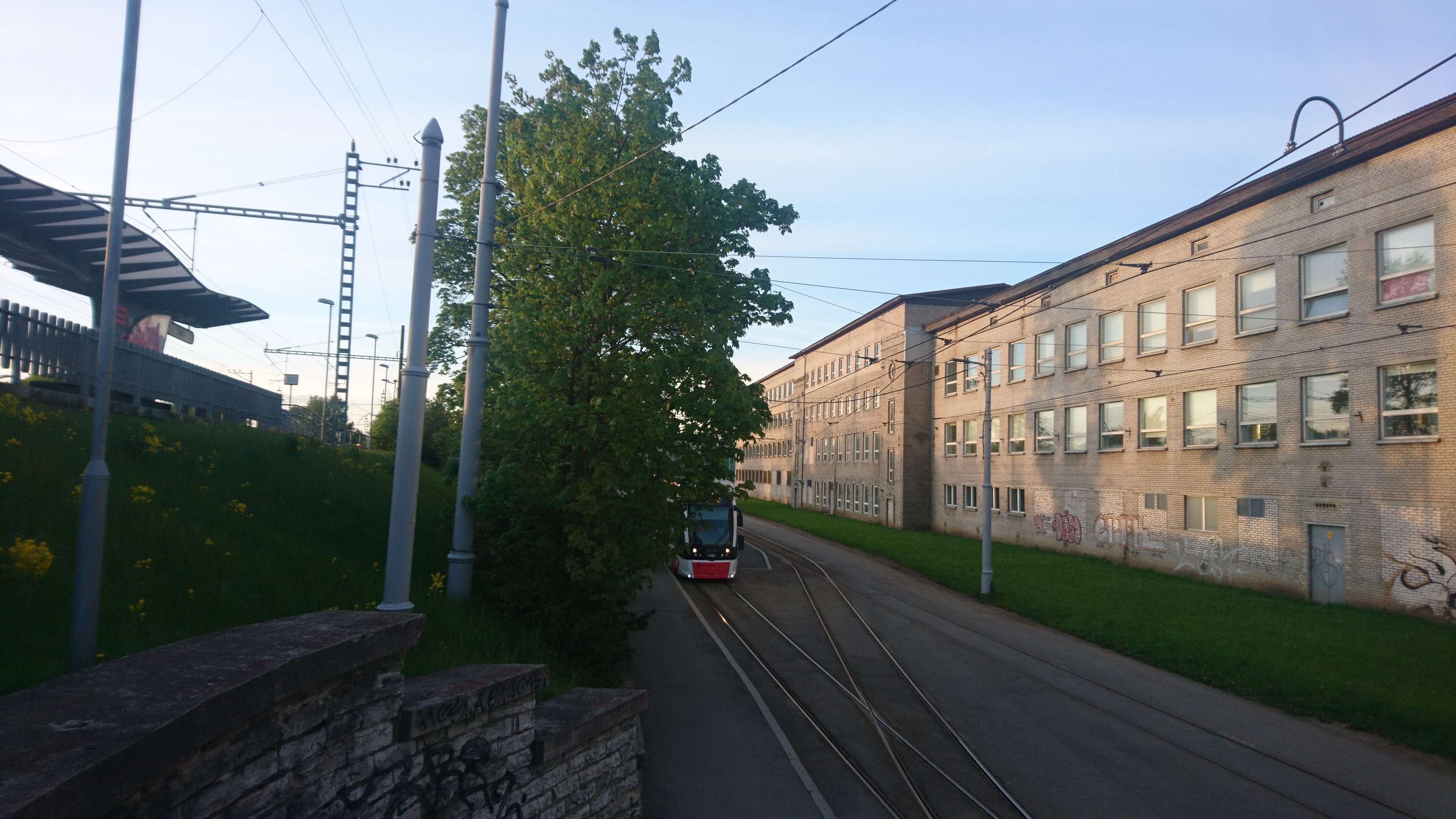 Tram station Tondil rephoto