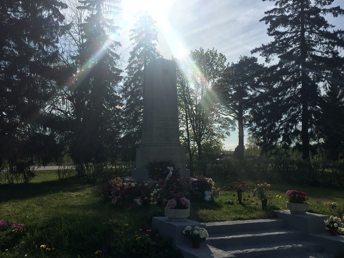 Kill, monument for those who have fallen from Soviet power rephoto