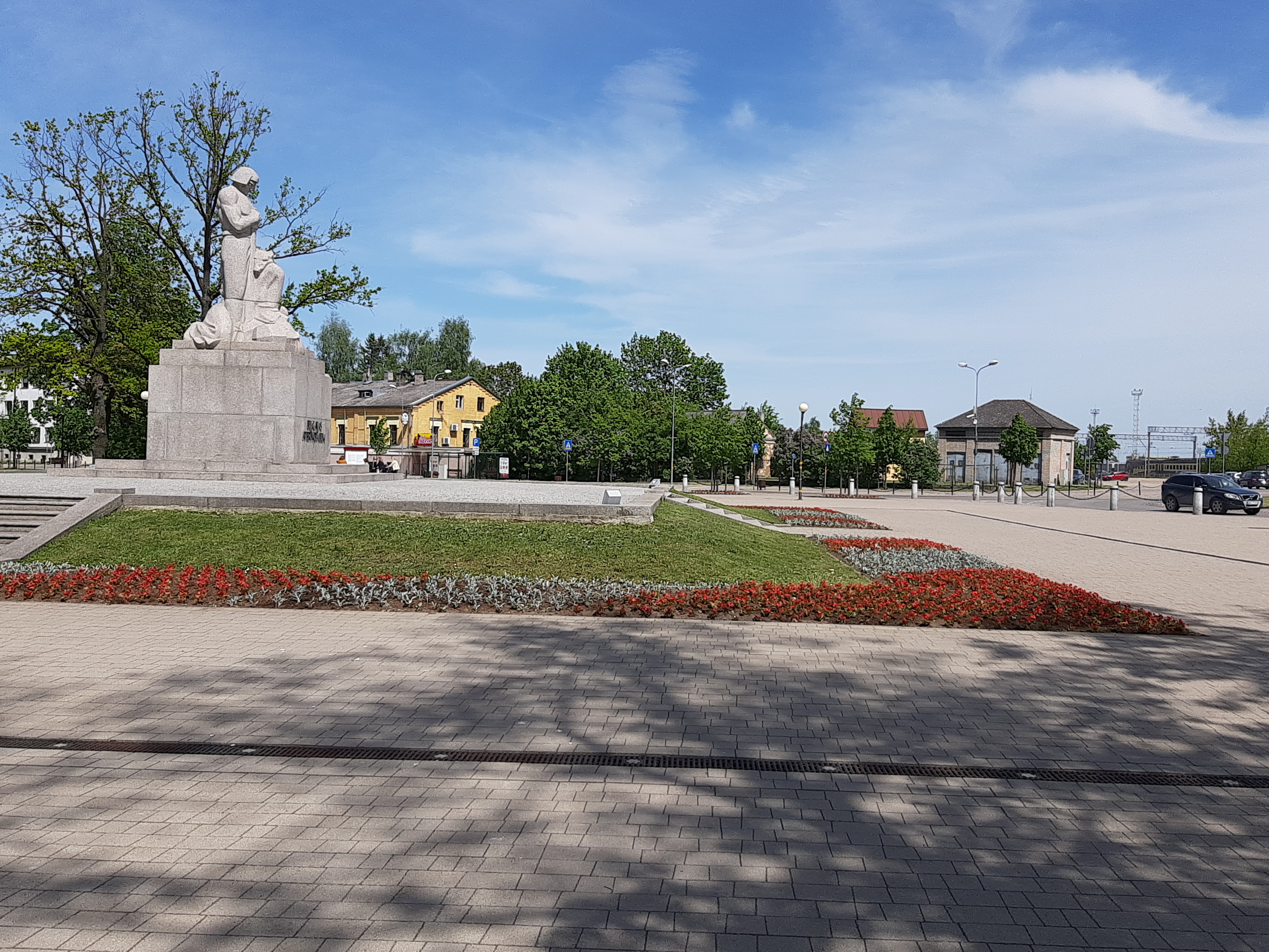 Jelgava. Monument for Jelgava liberators rephoto