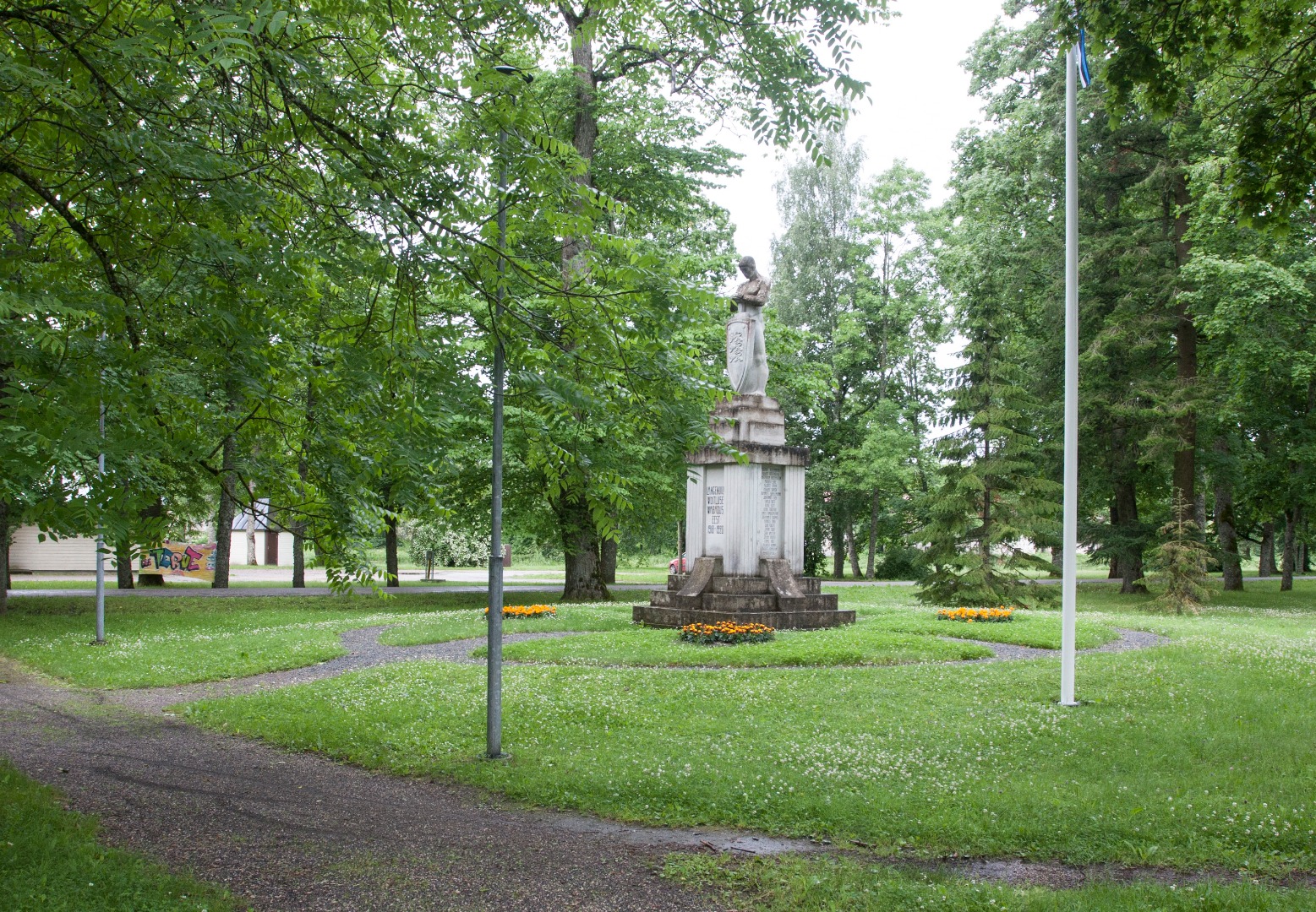 Monument for those who fell in the War of Independence in Põltsamaa rephoto