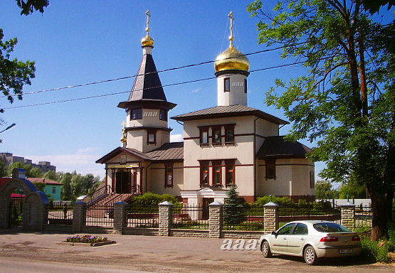 The Holy Constellation of the Mother of God Narva and the Orthodox Church of the Holy John of the Crown City in Narva (1999-2003, architect p. Grigorjev) rephoto