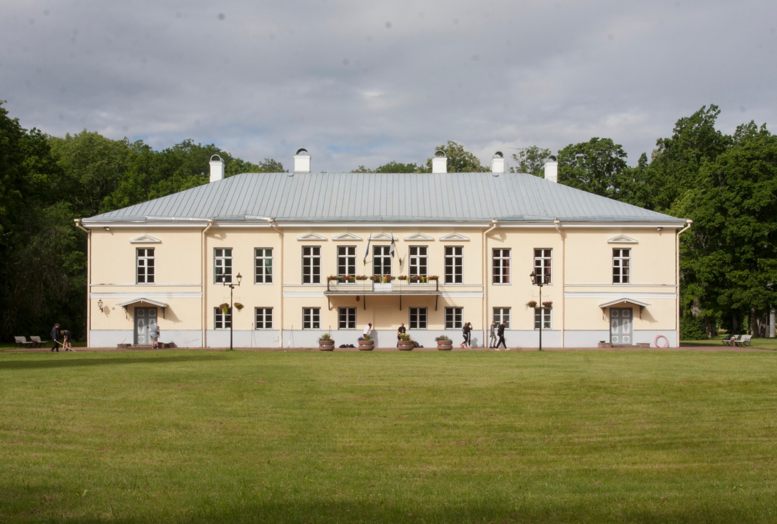 Main building of Mäetaguse manor, 18th-19th century rephoto