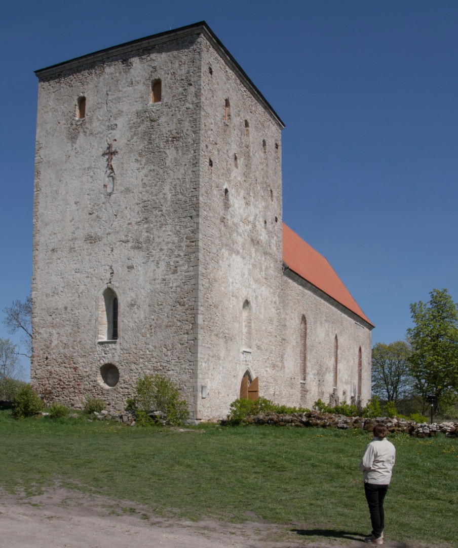 Pöide Fortress Church rephoto