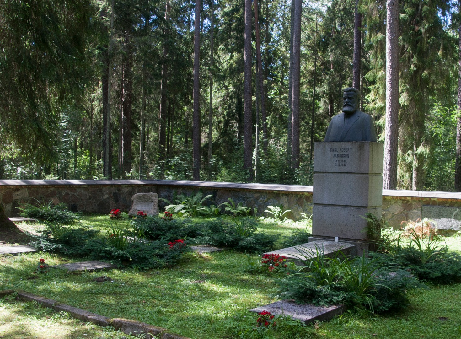C. R. Jakobson's graveyard in Kurgjal rephoto