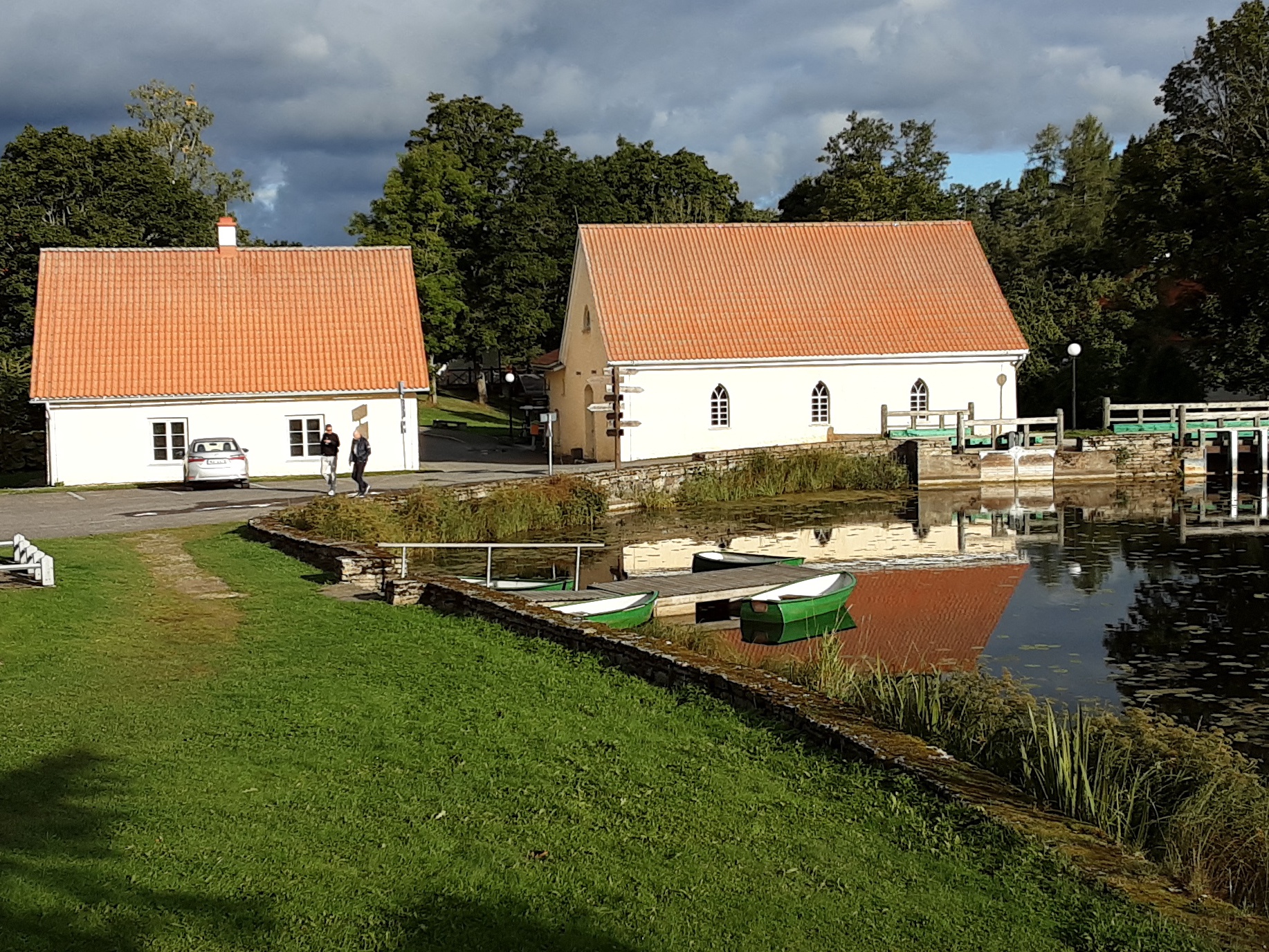 Evald Tammlaane's birthplace - Vihula Manor assistant building rephoto