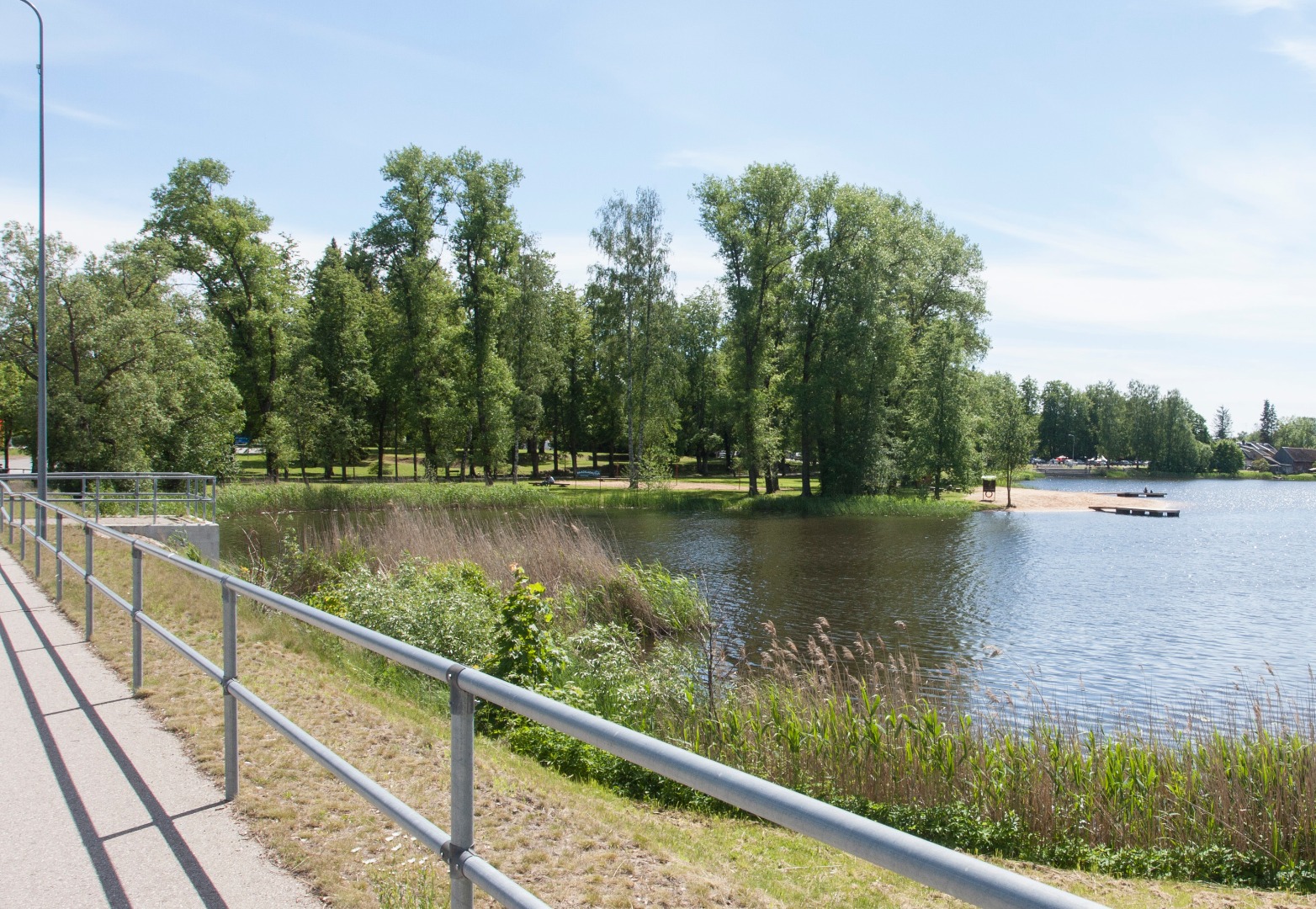 Räpina vaade, Paisjärv ja Miikaeli kirik rephoto