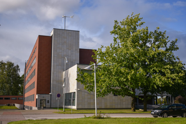 EPMÜ mehhaniseerimisteaduskonna hoone Tartus Kreutzwaldi 56. Arhitektid Vivian Lukk ja Agnes Vulp rephoto