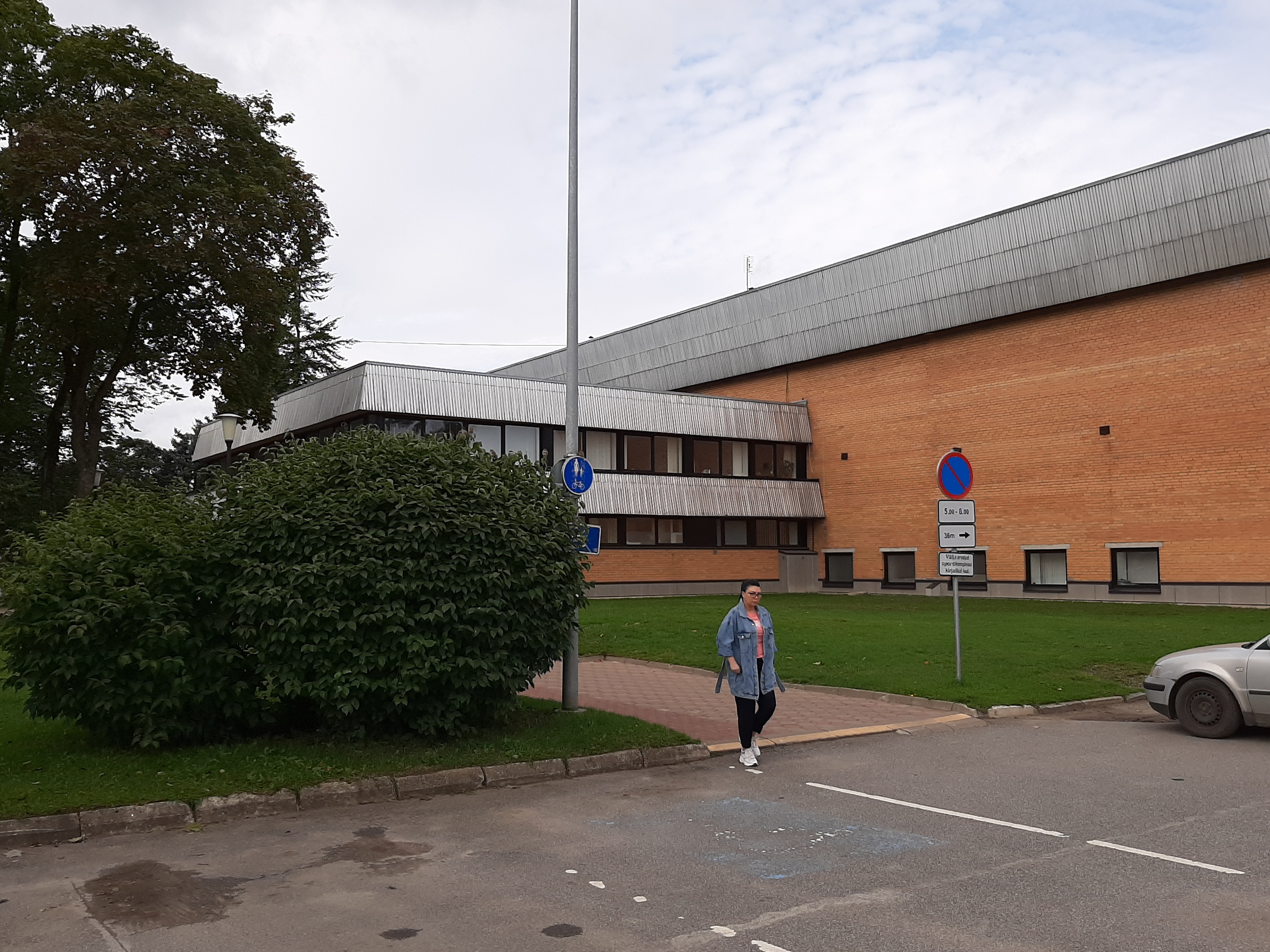 Sillamäe sports building. Arh. Ilmar Wood Forest rephoto