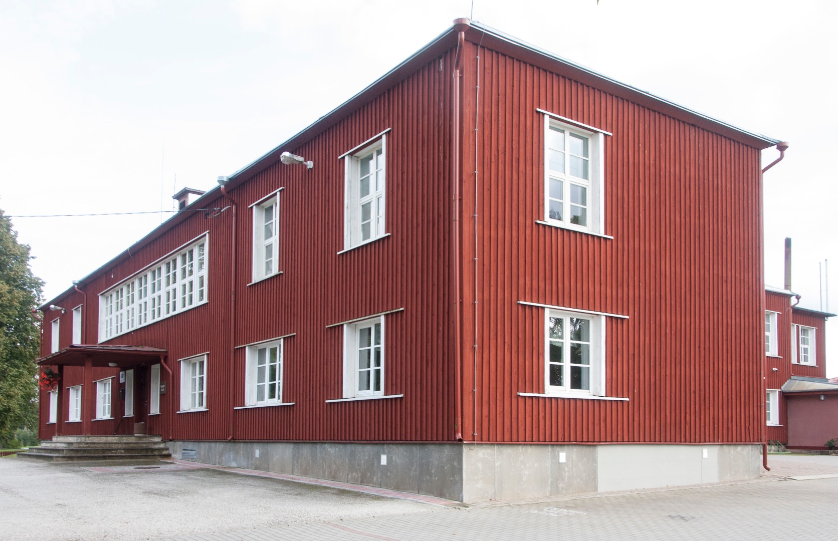 Holstre 8-kl School building rephoto