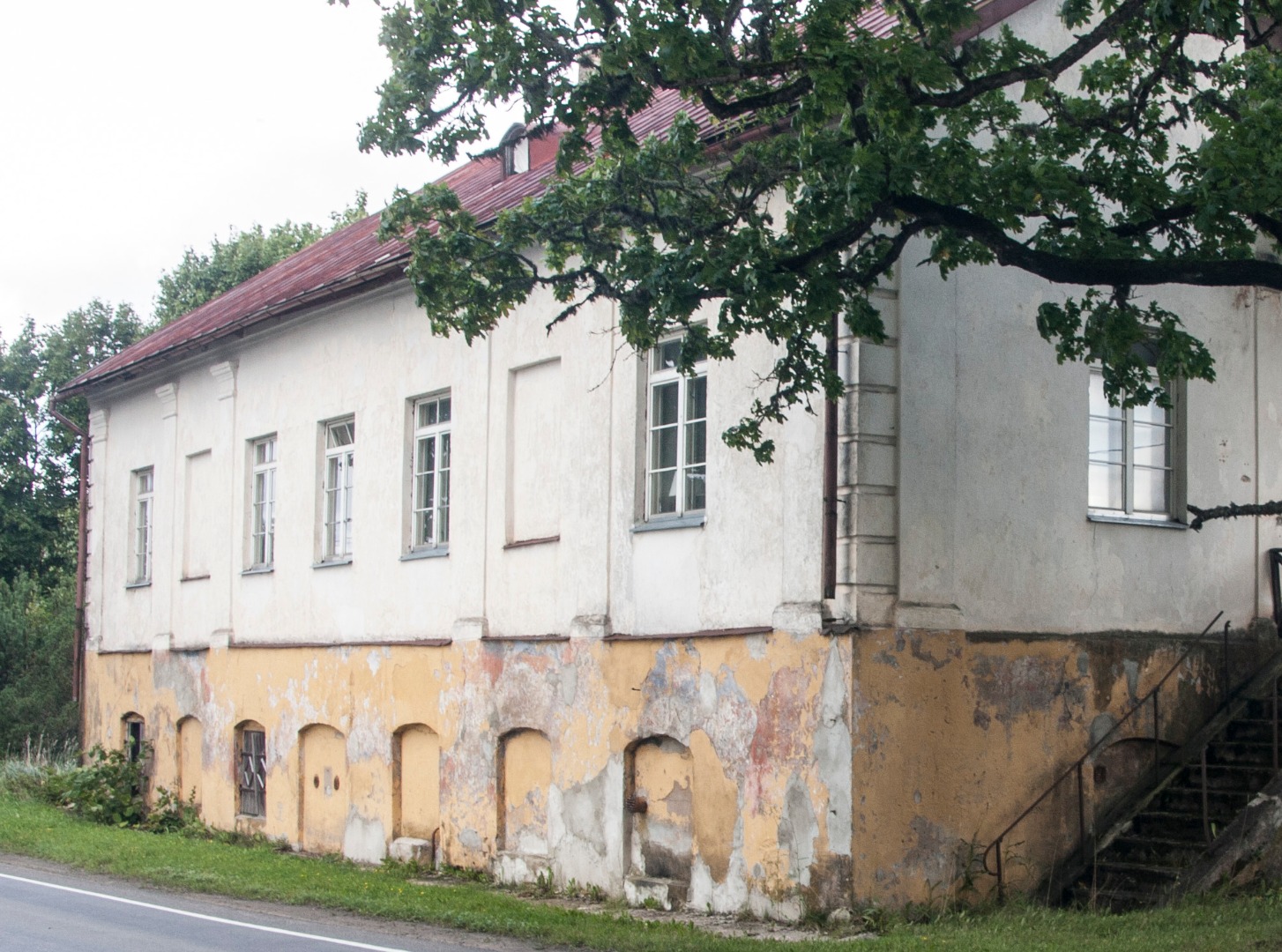 Holstre vallamaja, eestvaade. rephoto