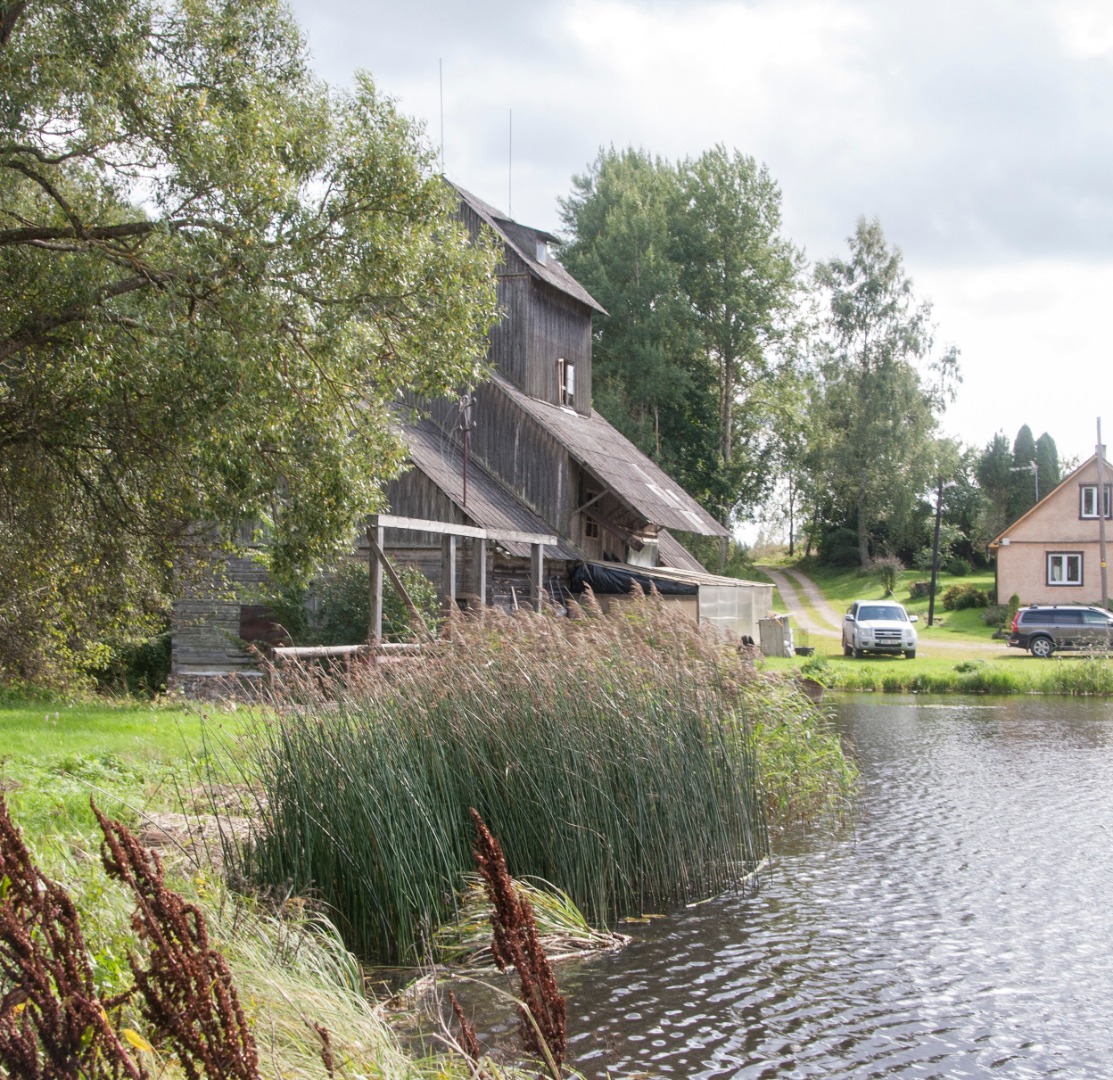 Estonian language scholar and writer Mihkel Veske's birthplace in Holstre. rephoto