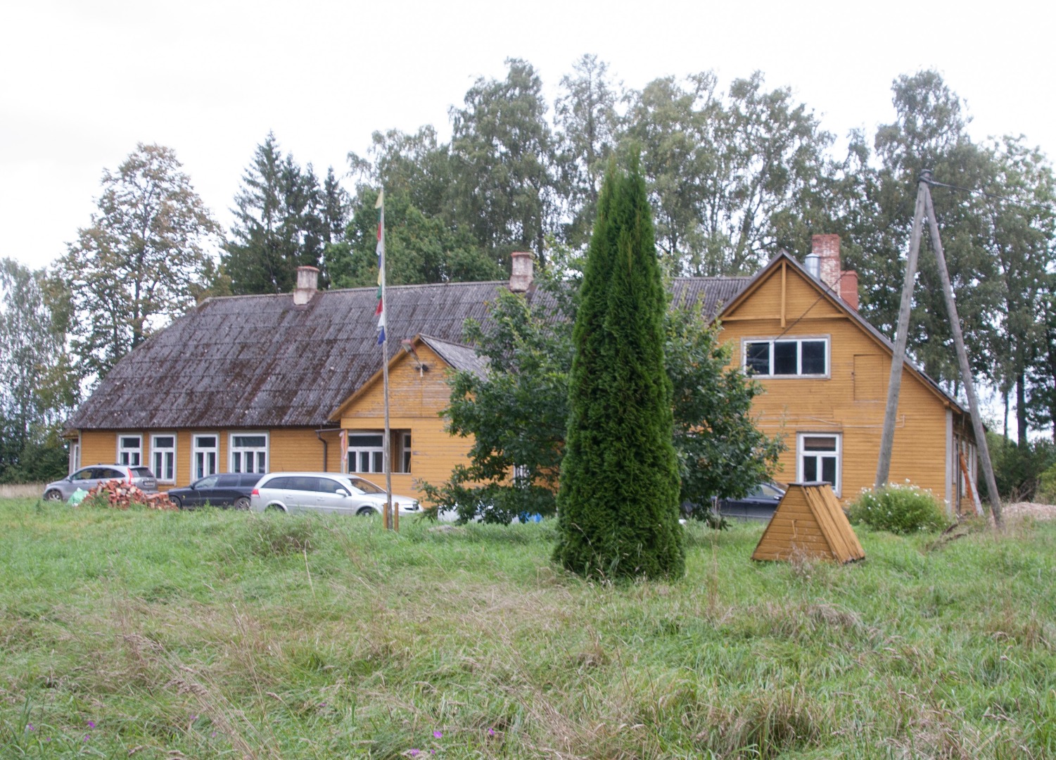 Viljandi County Outdoor School building rephoto