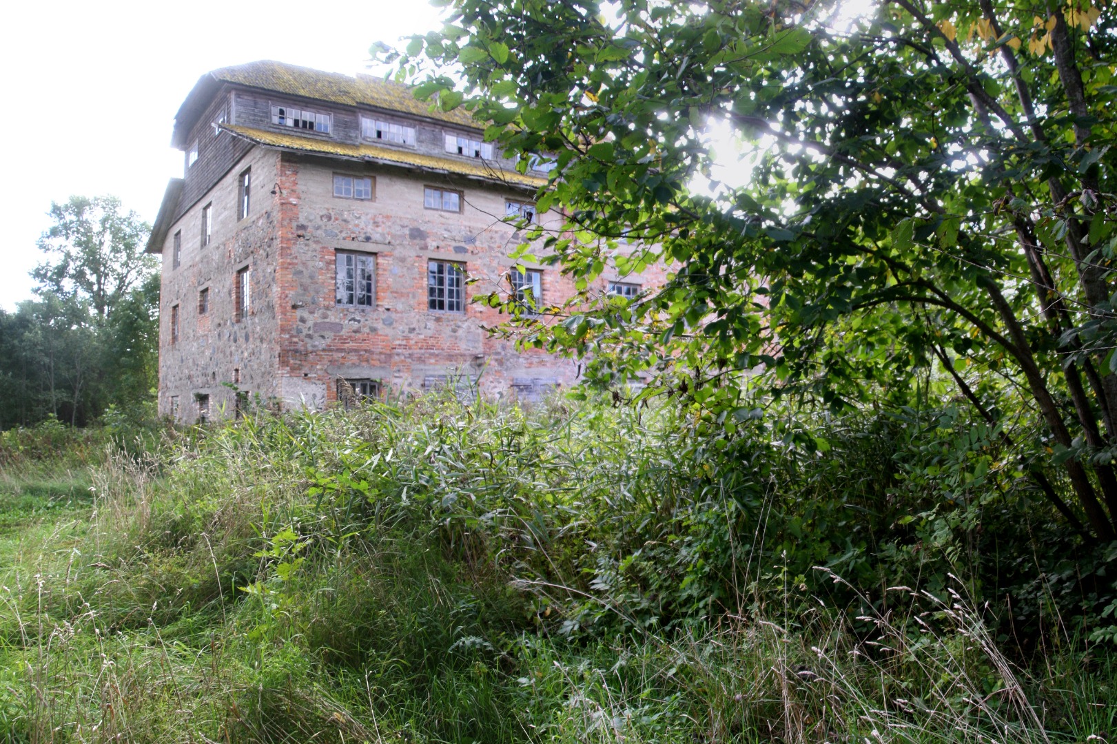 fotopostkaart, Kolga-Jaani khk, Kolga-Jaani, Meleski, Rõika villatööstus, u 1935, foto H. Pasol (Tartu) rephoto
