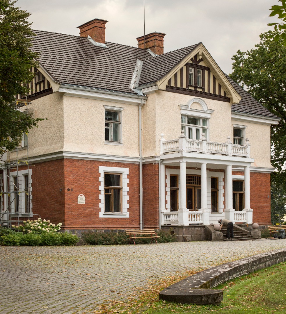 Olustvere Põllumajanduskool. rephoto