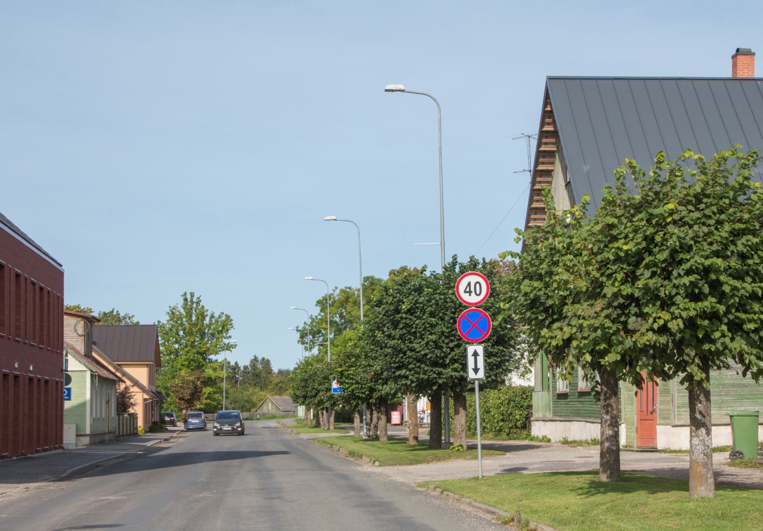 Tänav Suure-Jaani alevis. rephoto