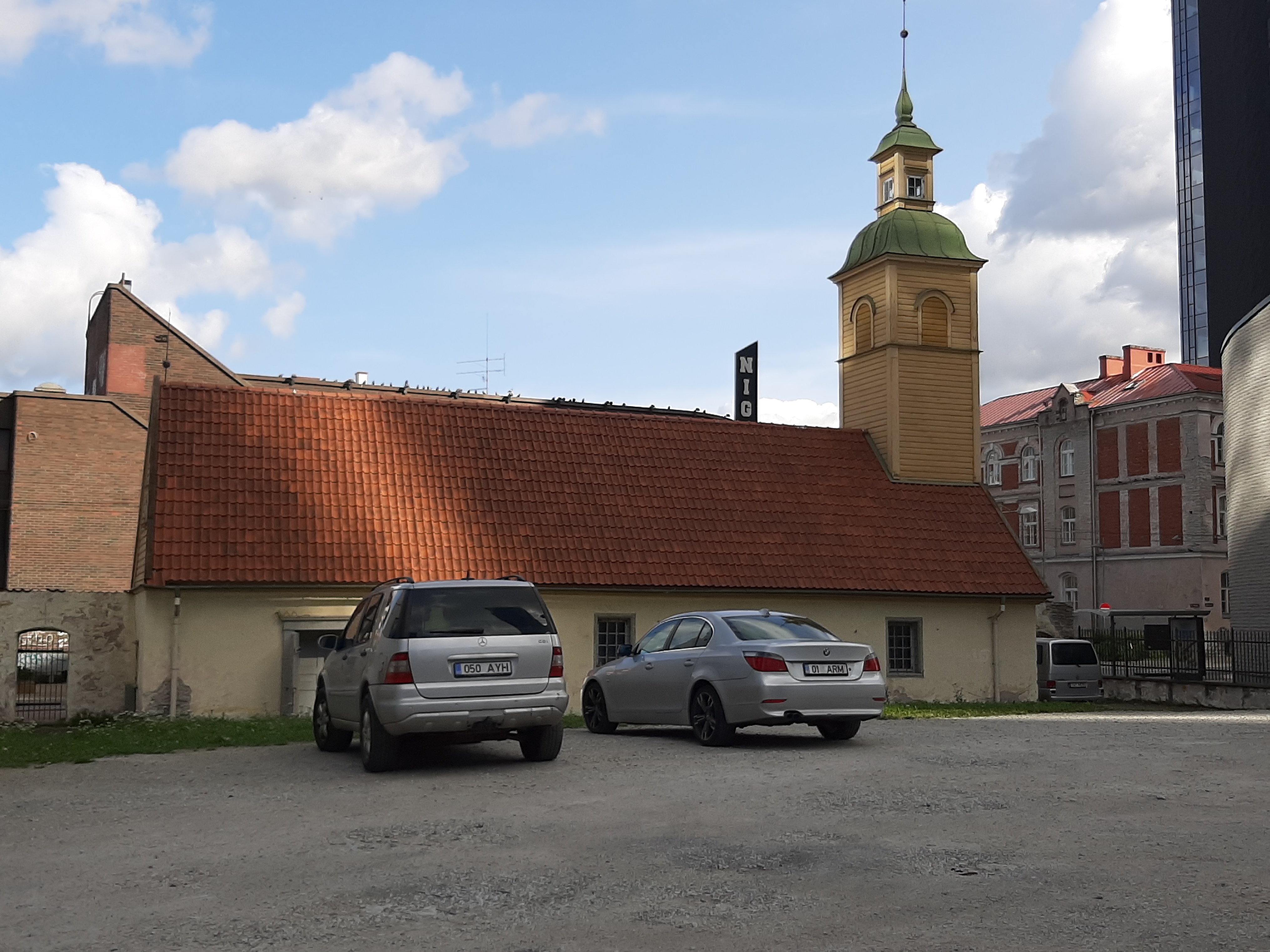 The view of the Holy Crossing Church of John from the south. rephoto