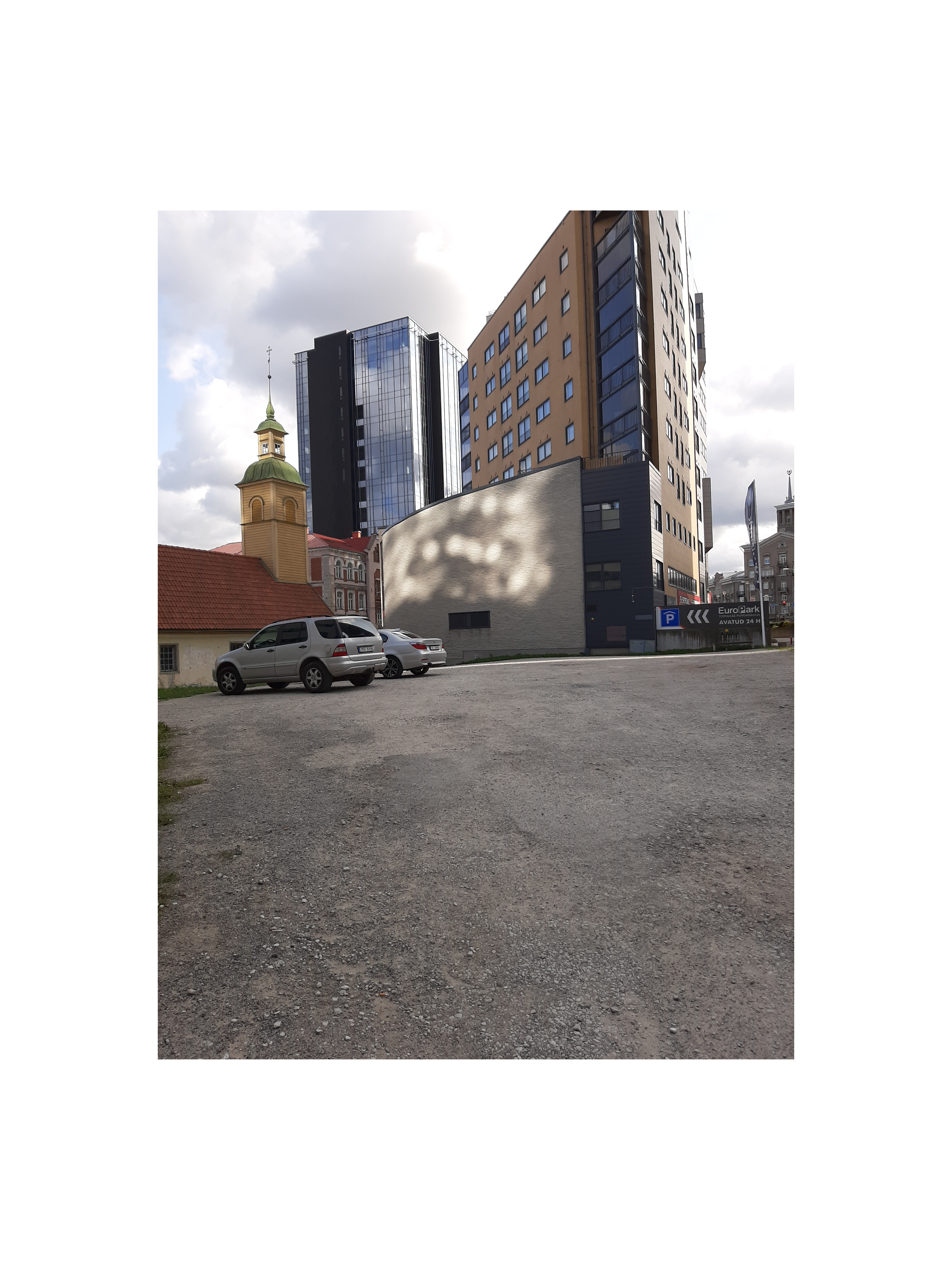 The breakthrough of the Tartu highway. rephoto