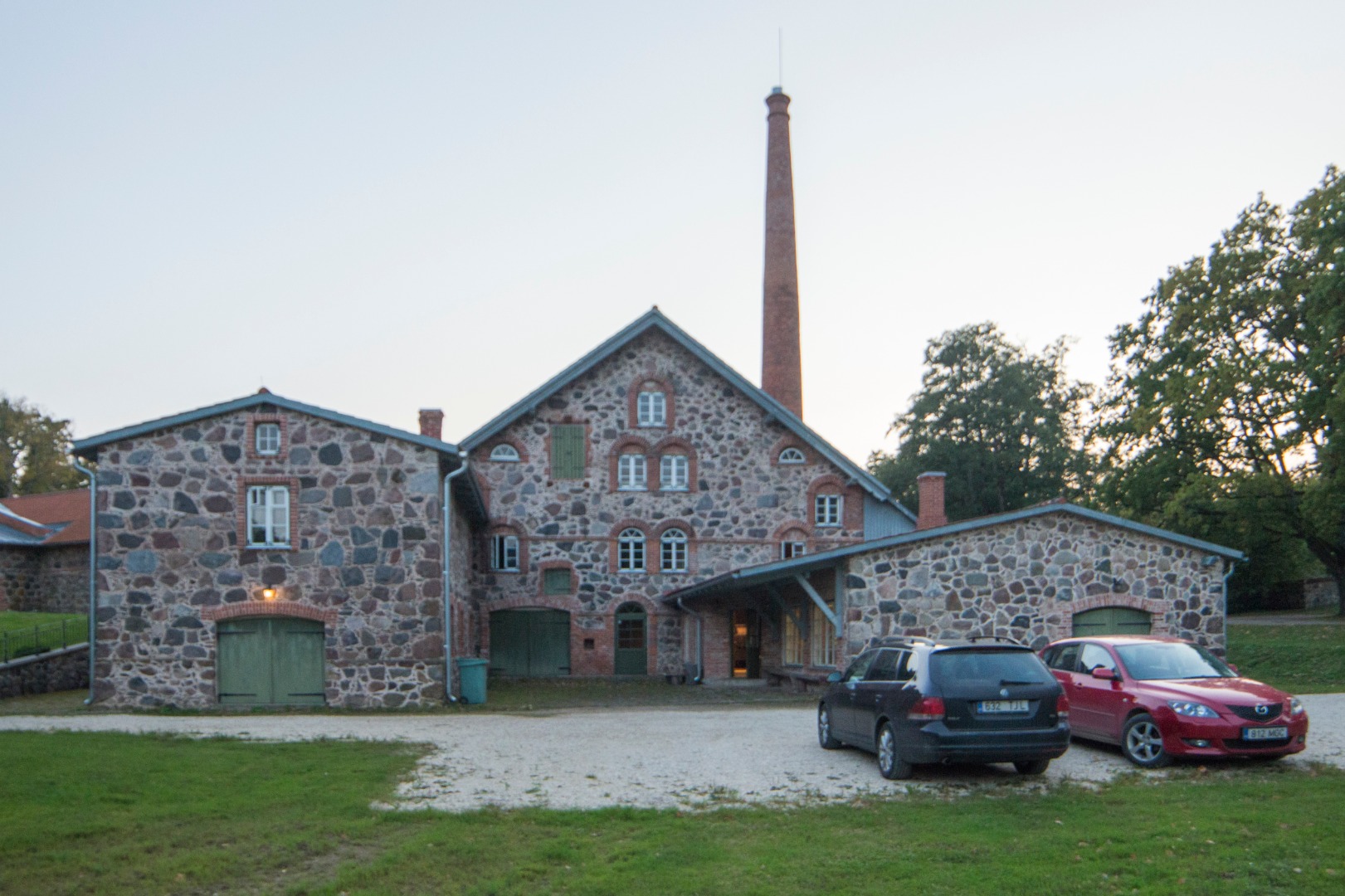 Olustvere Manor wine factory, 19th-20th century. rephoto