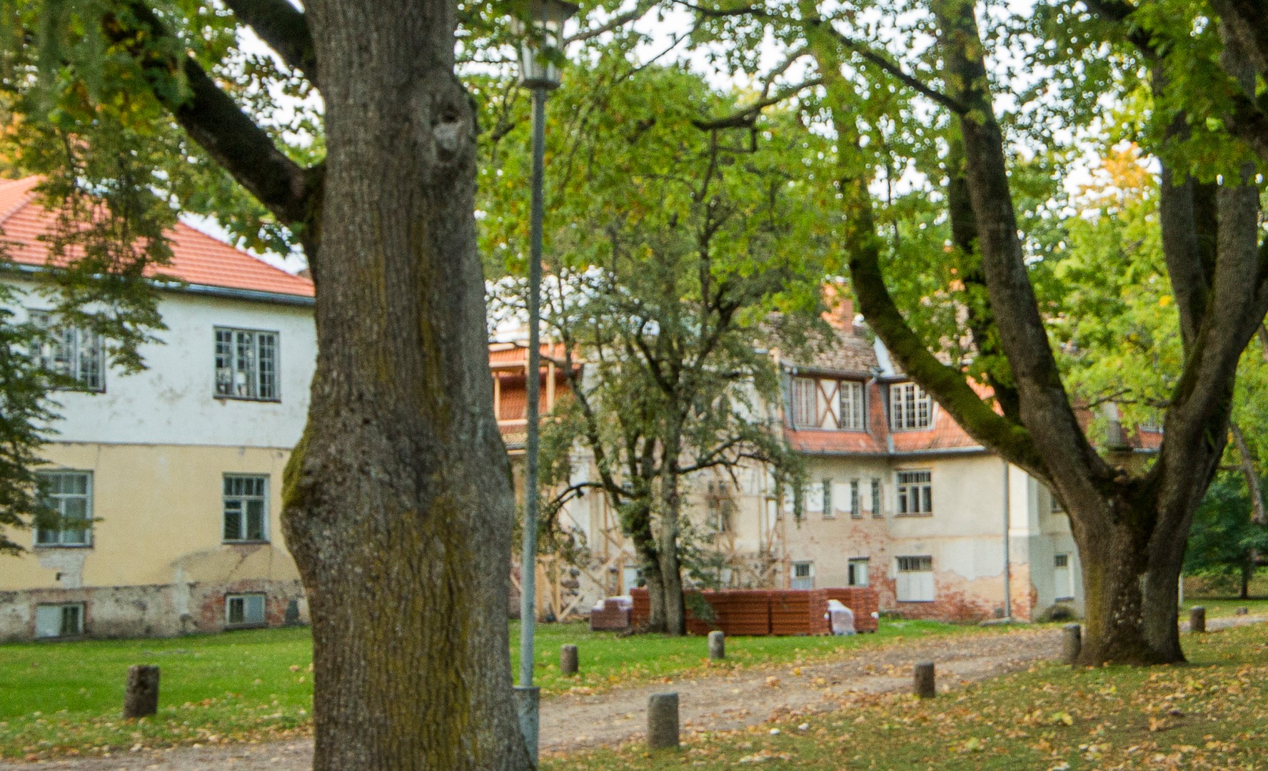 foto, Viljandimaa, Olustvere, Eesti Aleksandri Põllutöö Keskkool, u 1920 rephoto