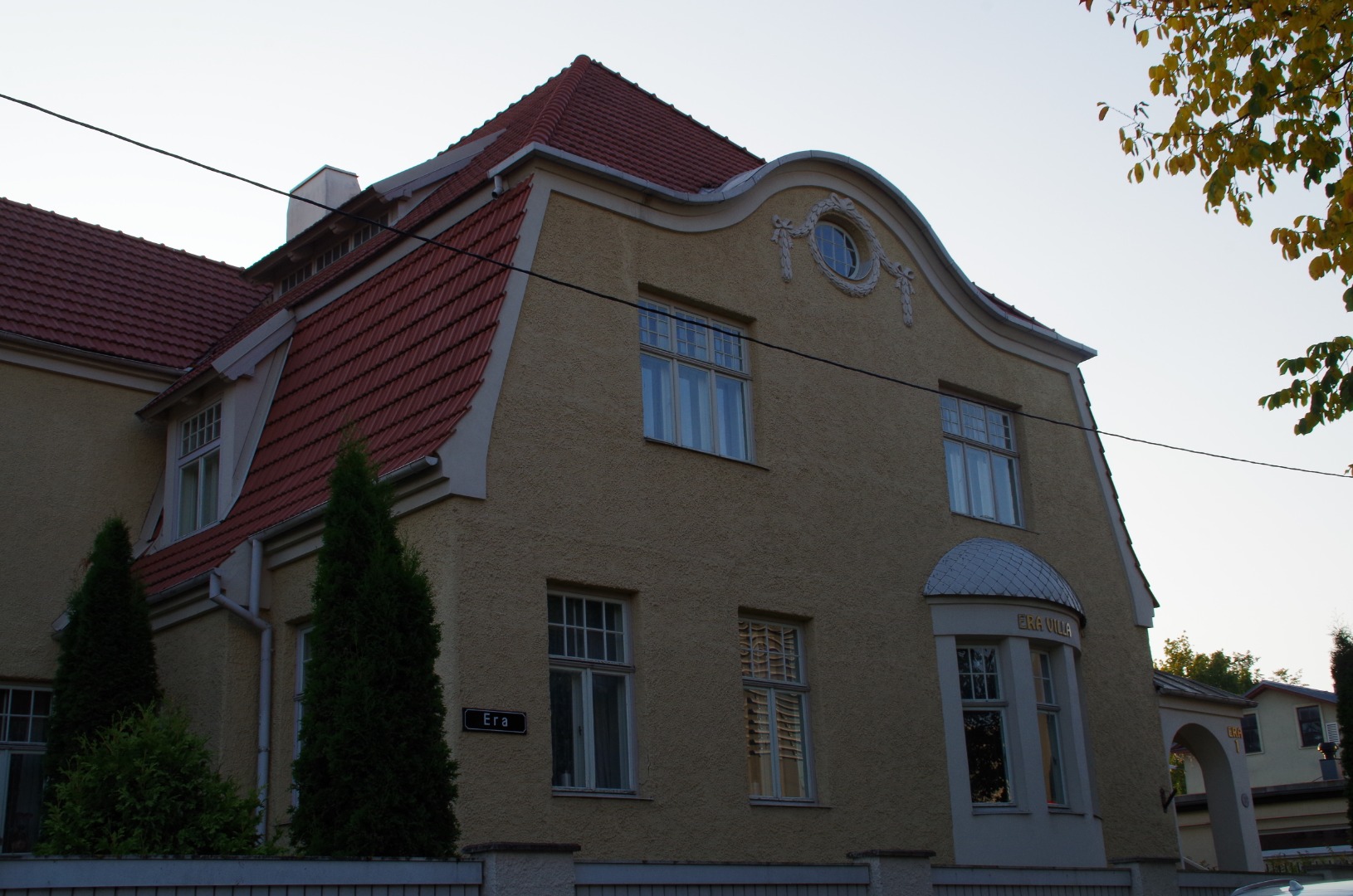Private house in Tartu Era 1. Architect Viktor Kessler rephoto