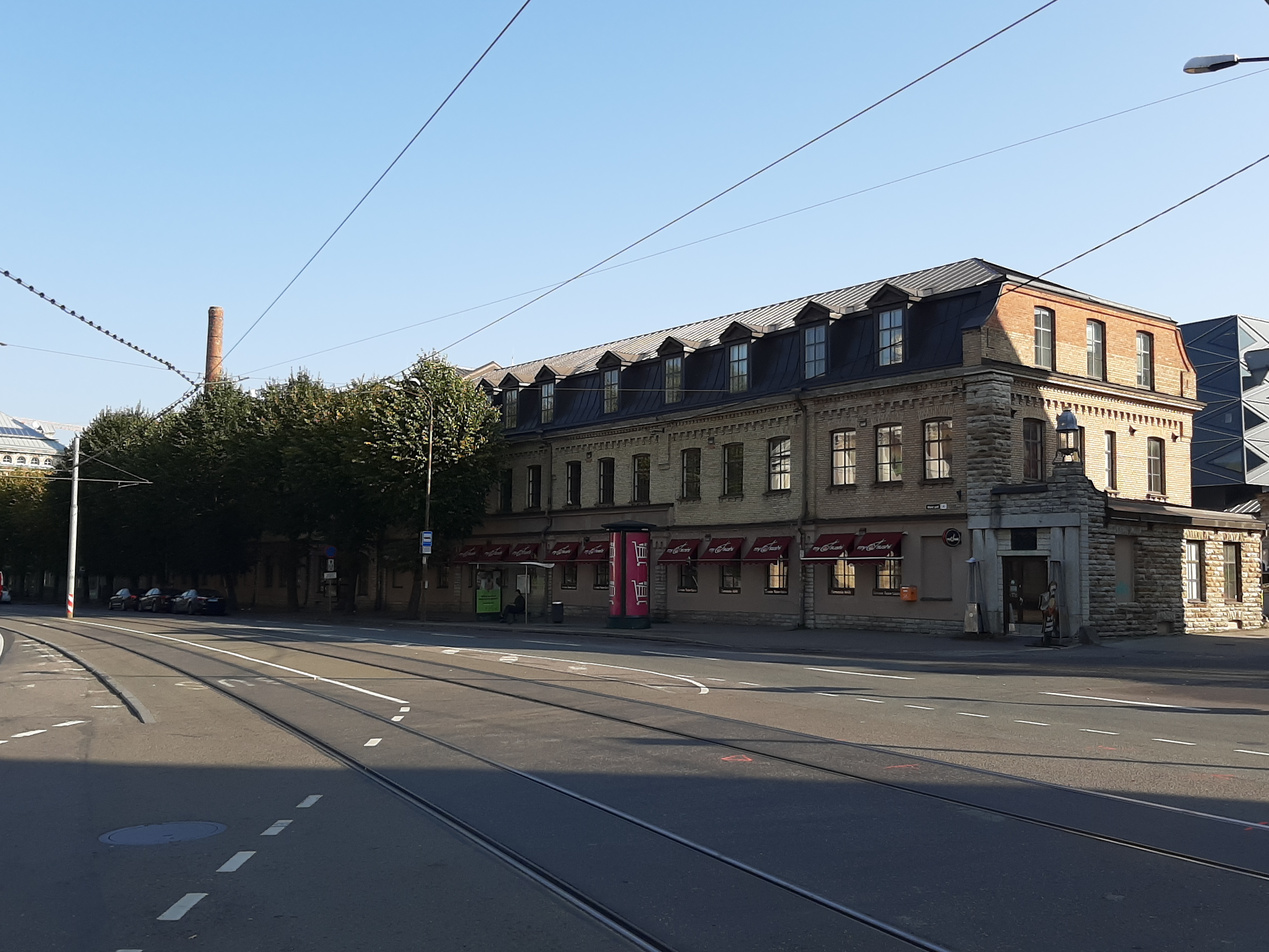 Tallinn. Building Mere pst. Currently, Rotermann Centre rephoto