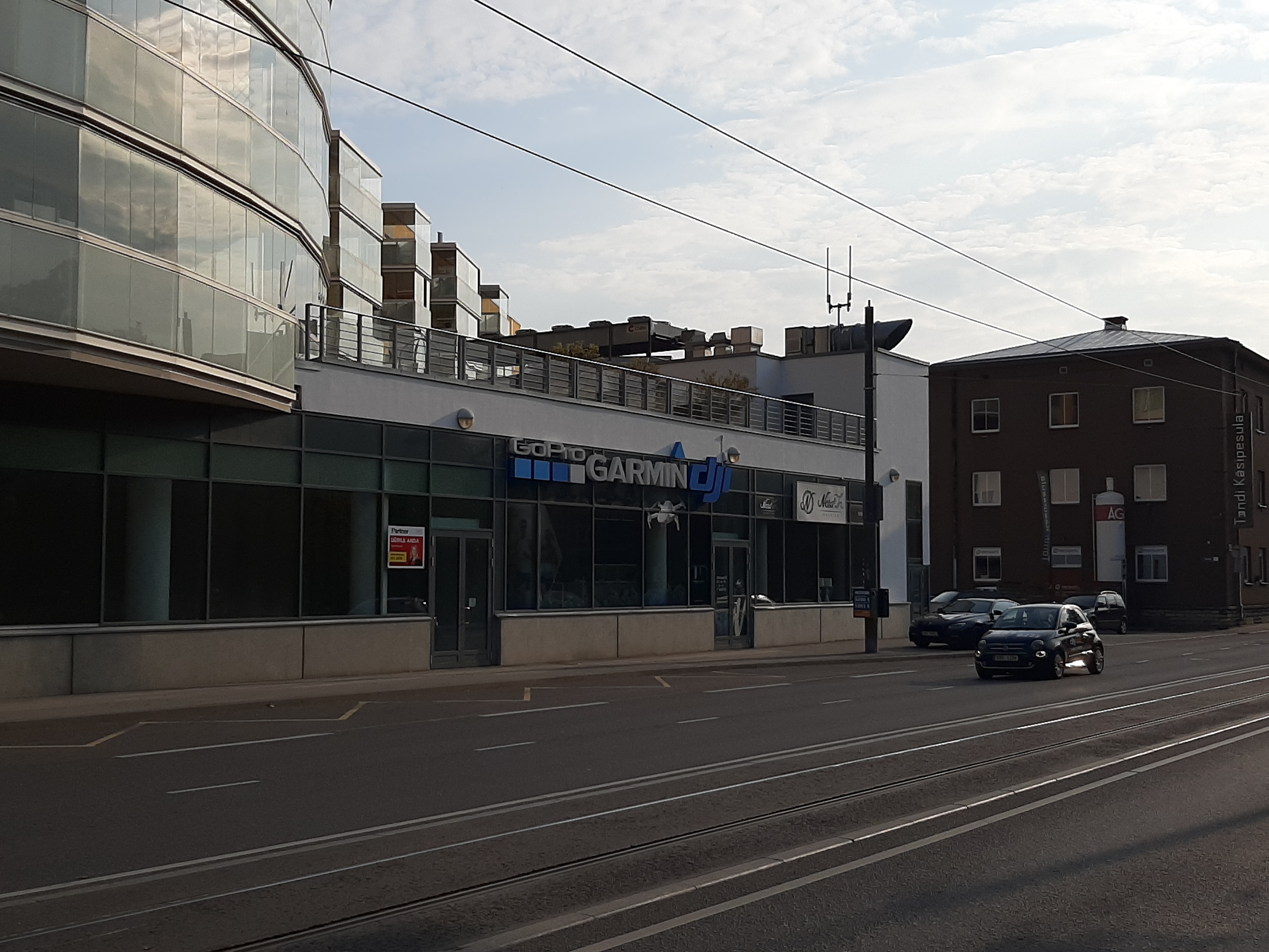 Construction of the International Business Centre Osten Tor between Pärnu Road and Tondi Street. rephoto