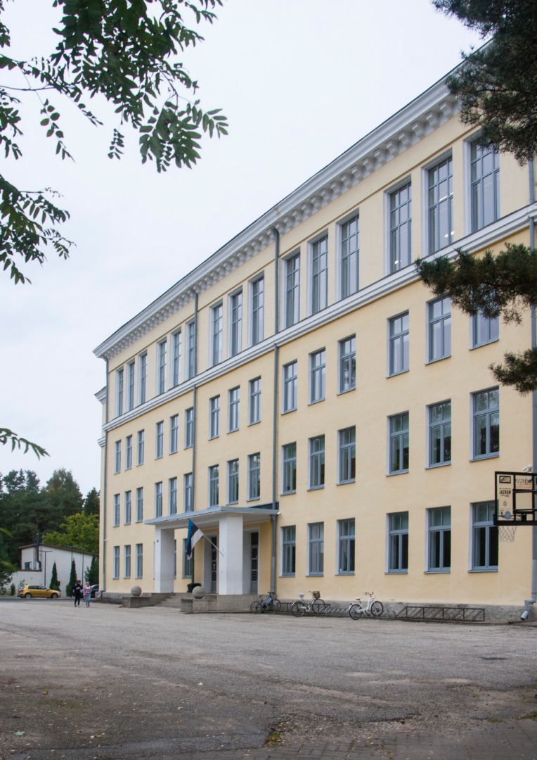 Elva Secondary School Building. rephoto