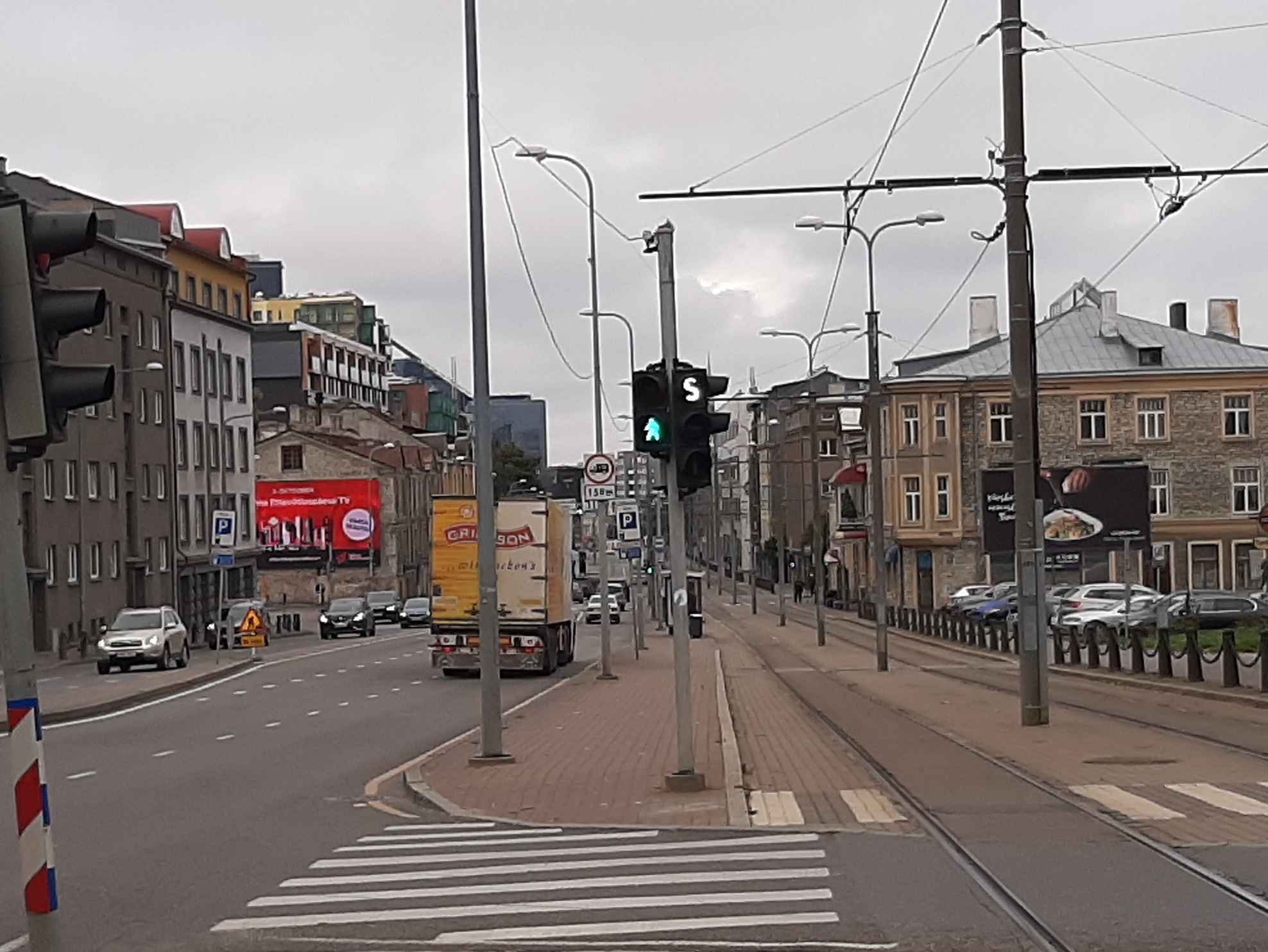 View on the corner of Tartu highway and Lubja Street. rephoto