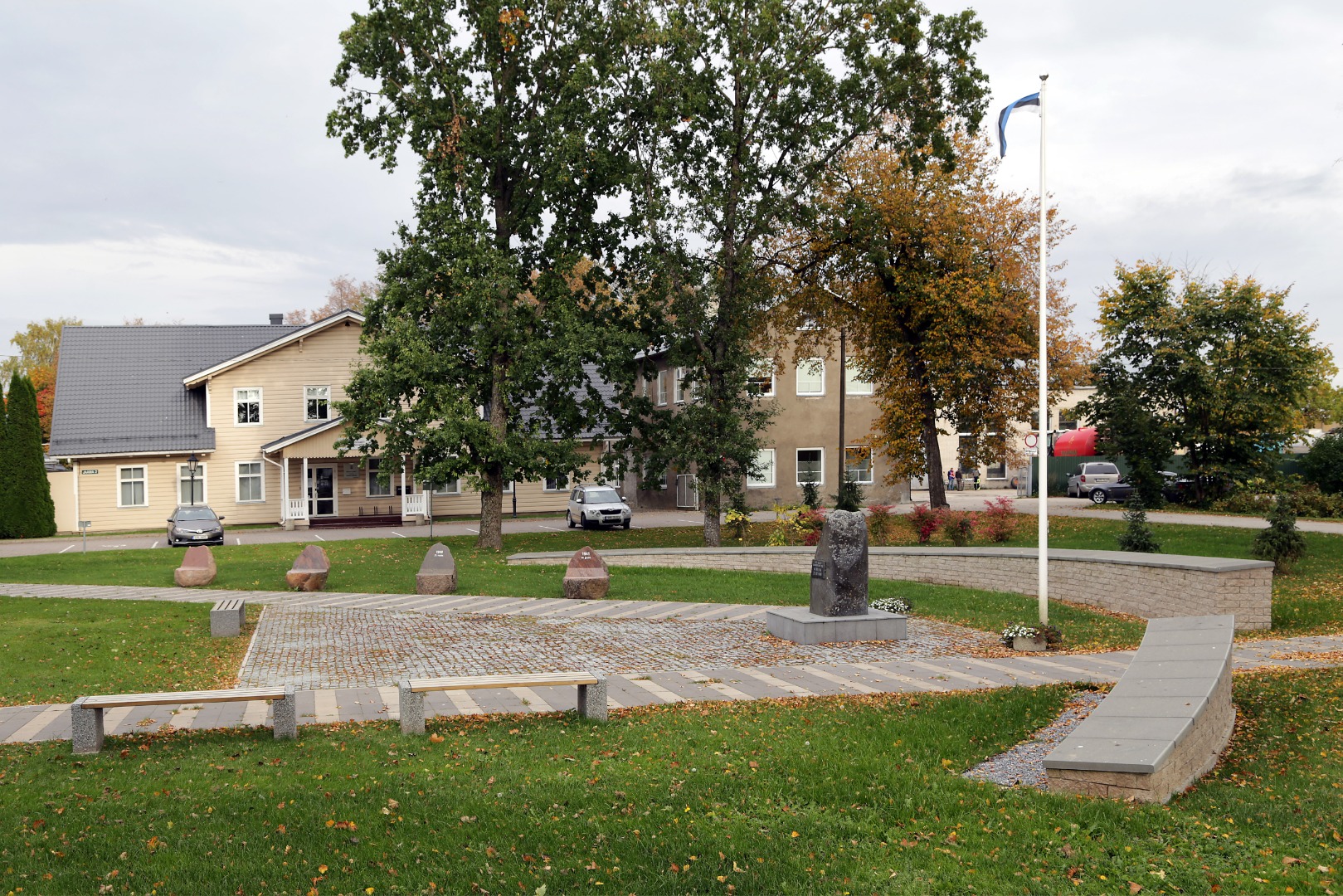 Construction of Jõgeva TV sports field rephoto